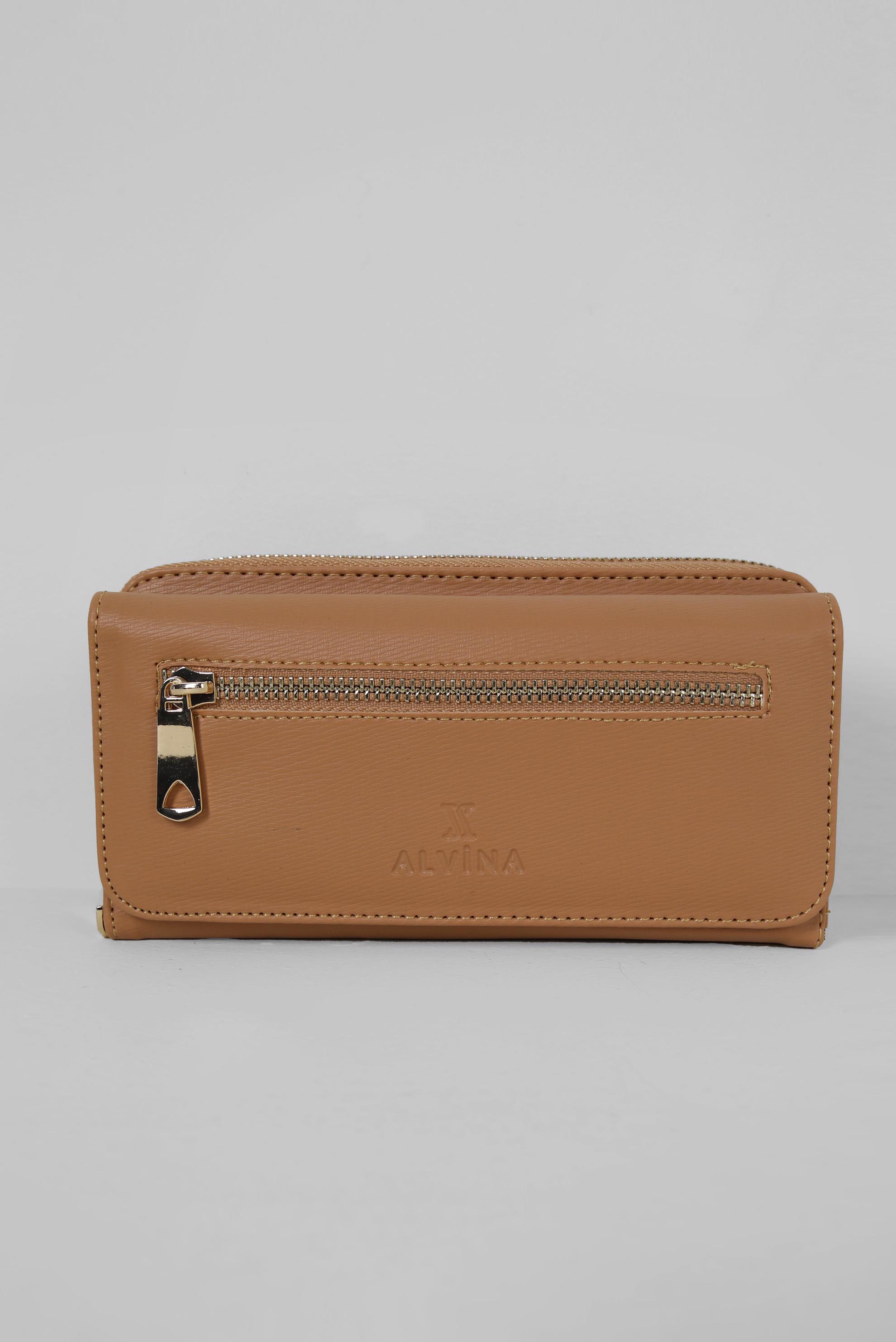 Tesettür giyim BEJ ALVİNA CÜZDAN 3612