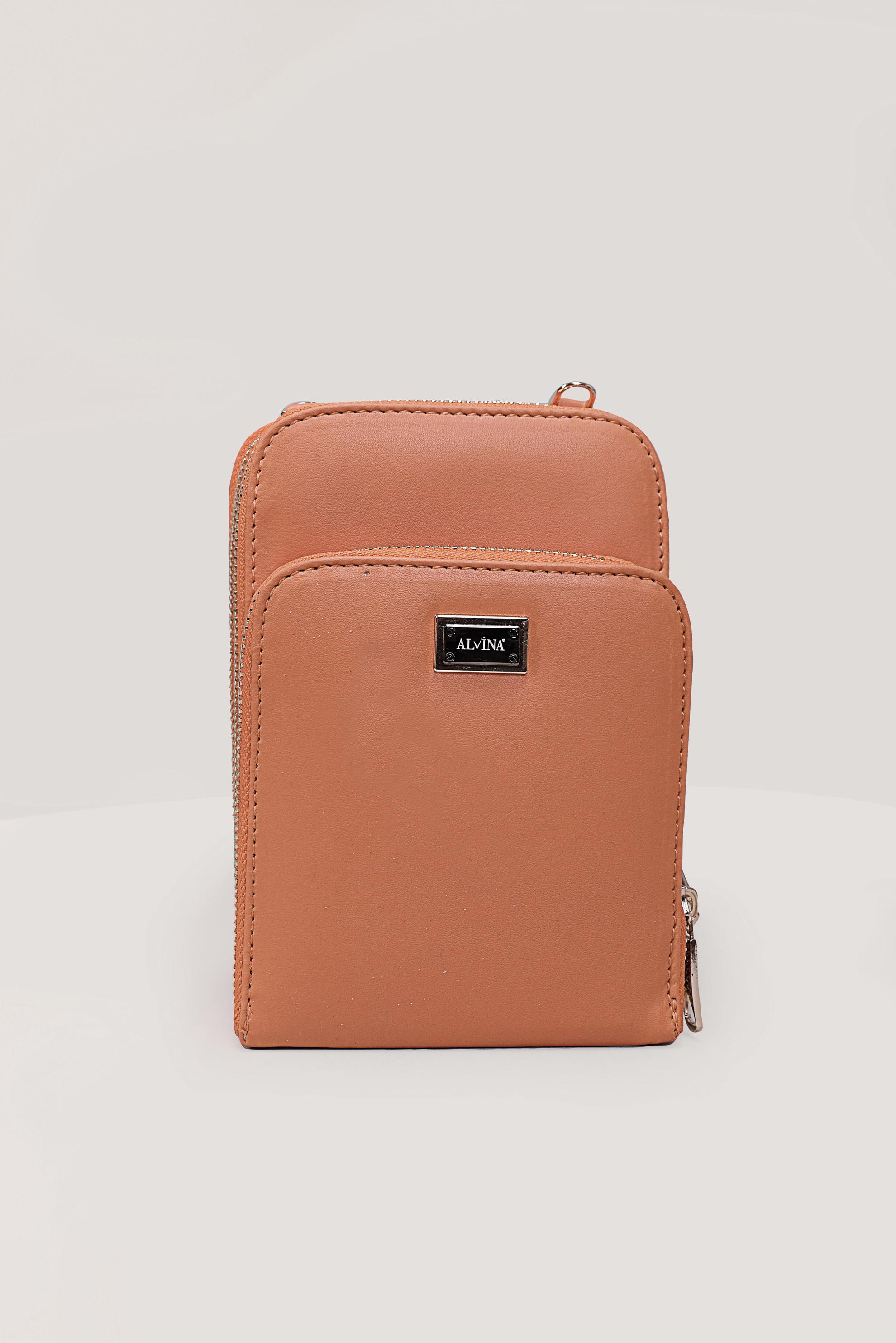 Tesettür giyim TURUNCU ALVİNA ÇANTA 6025