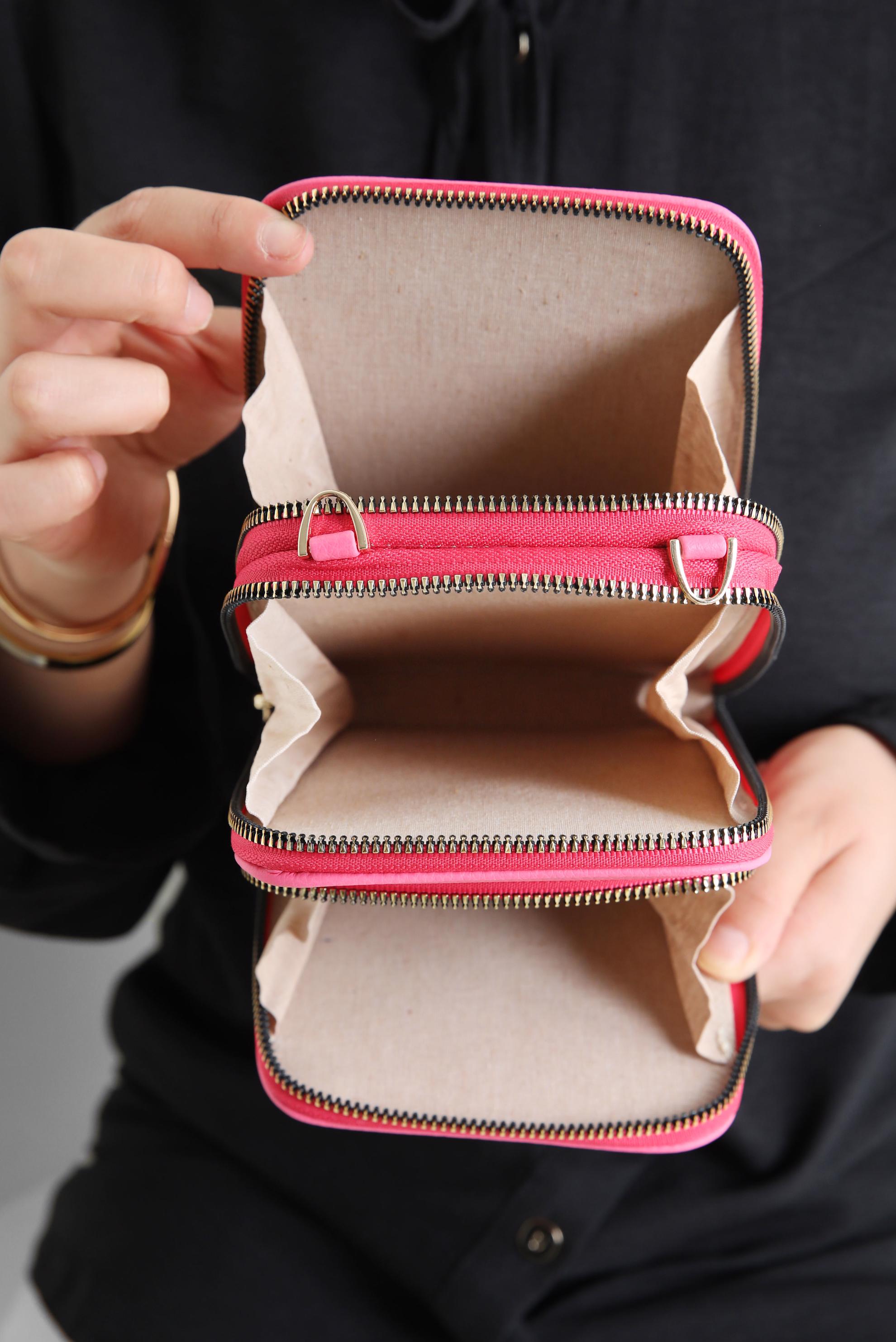 Tesettür giyim FUŞYA ALVİNA ÇANTA 6025