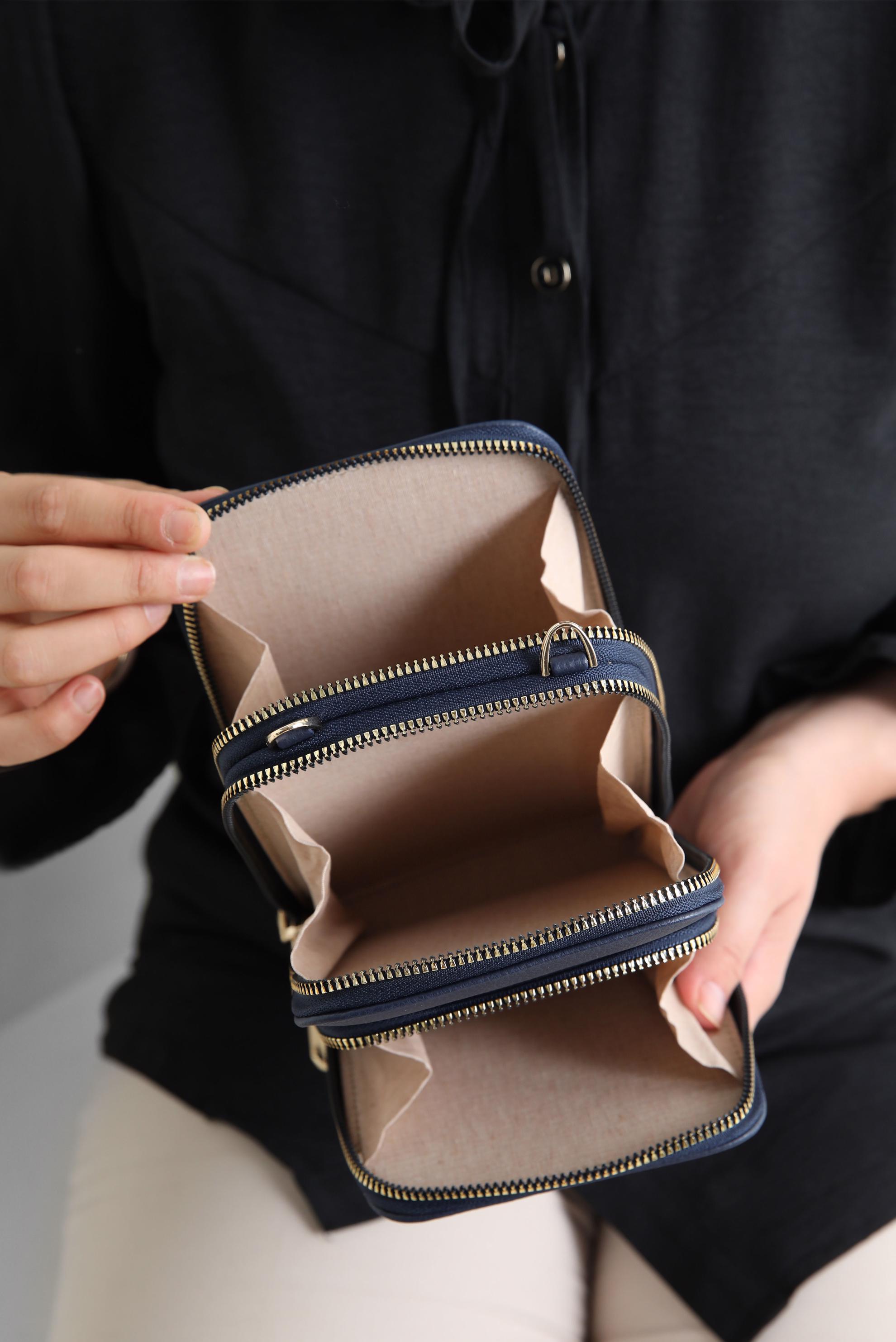 Tesettür giyim LACİVERT ALVİNA ÇANTA 6025