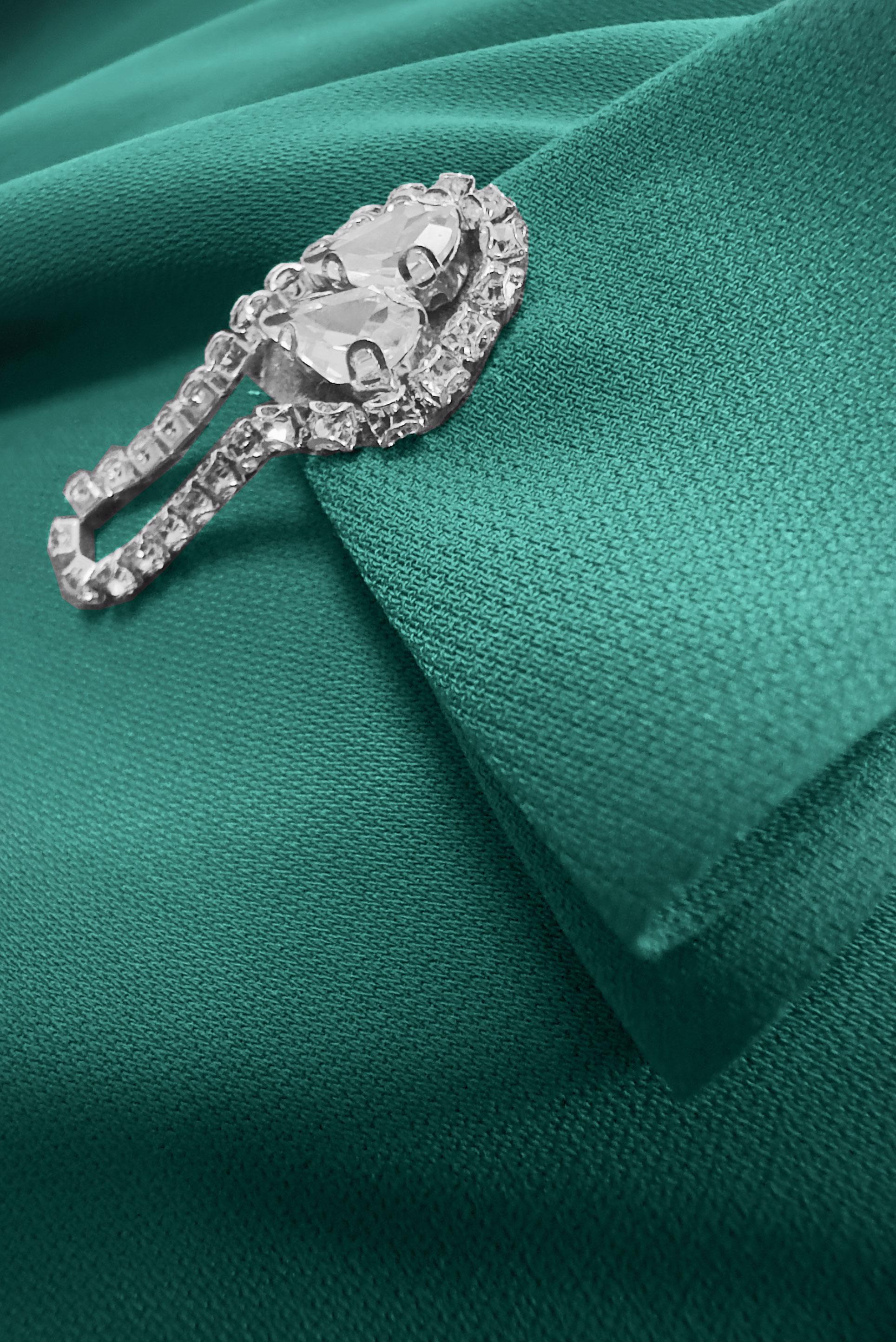 Vêtements hijab VERT DÉTAIL ACCESSOIRE ROBE CEINTURÉE 20361