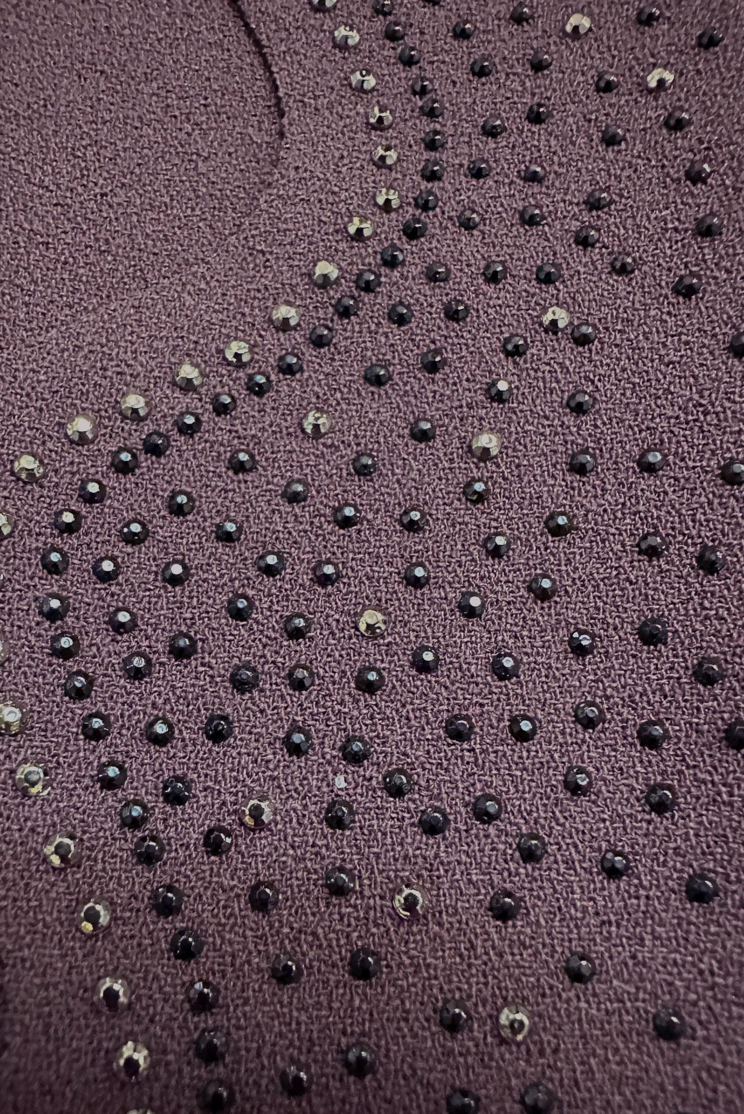 Hijab clothing PINK CHAIN DETAIL CREPE DRESS WITH GEM 20381