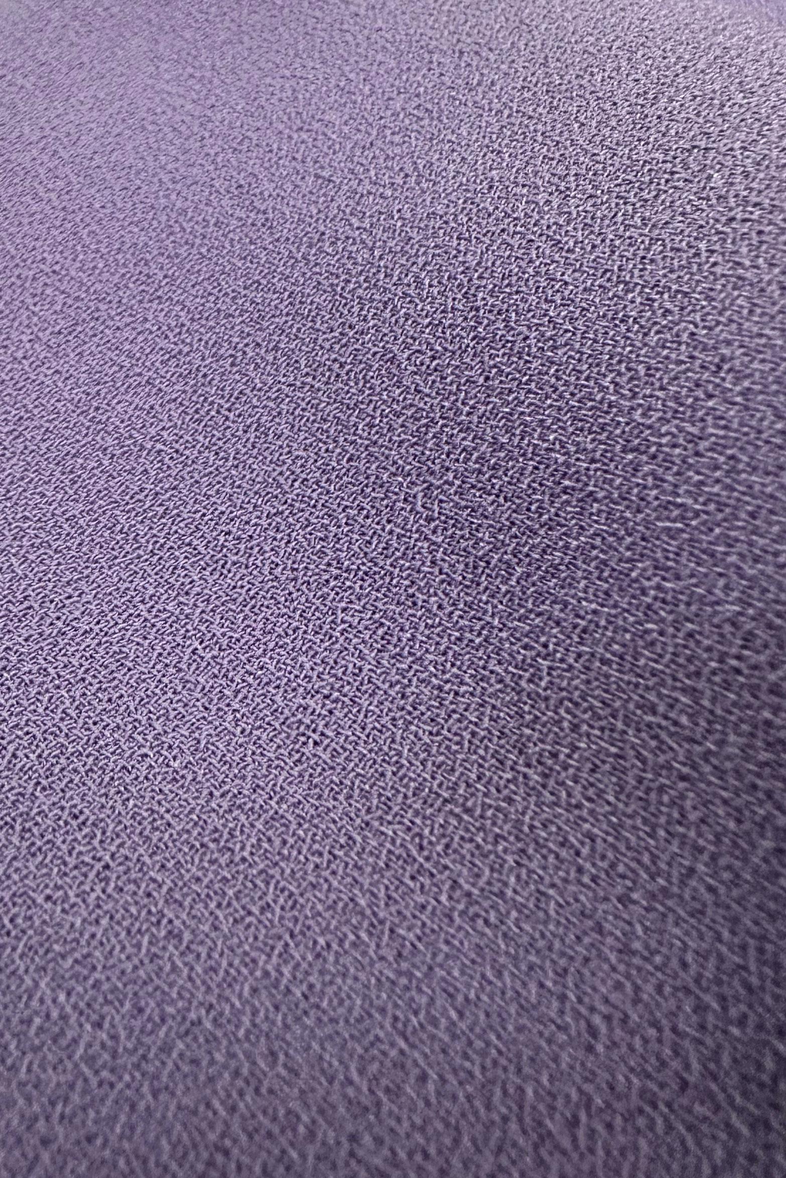 Tesettür giyim MOR ZİNCİR DETAYLI KEMERLİ KREP ELBİSE 43546