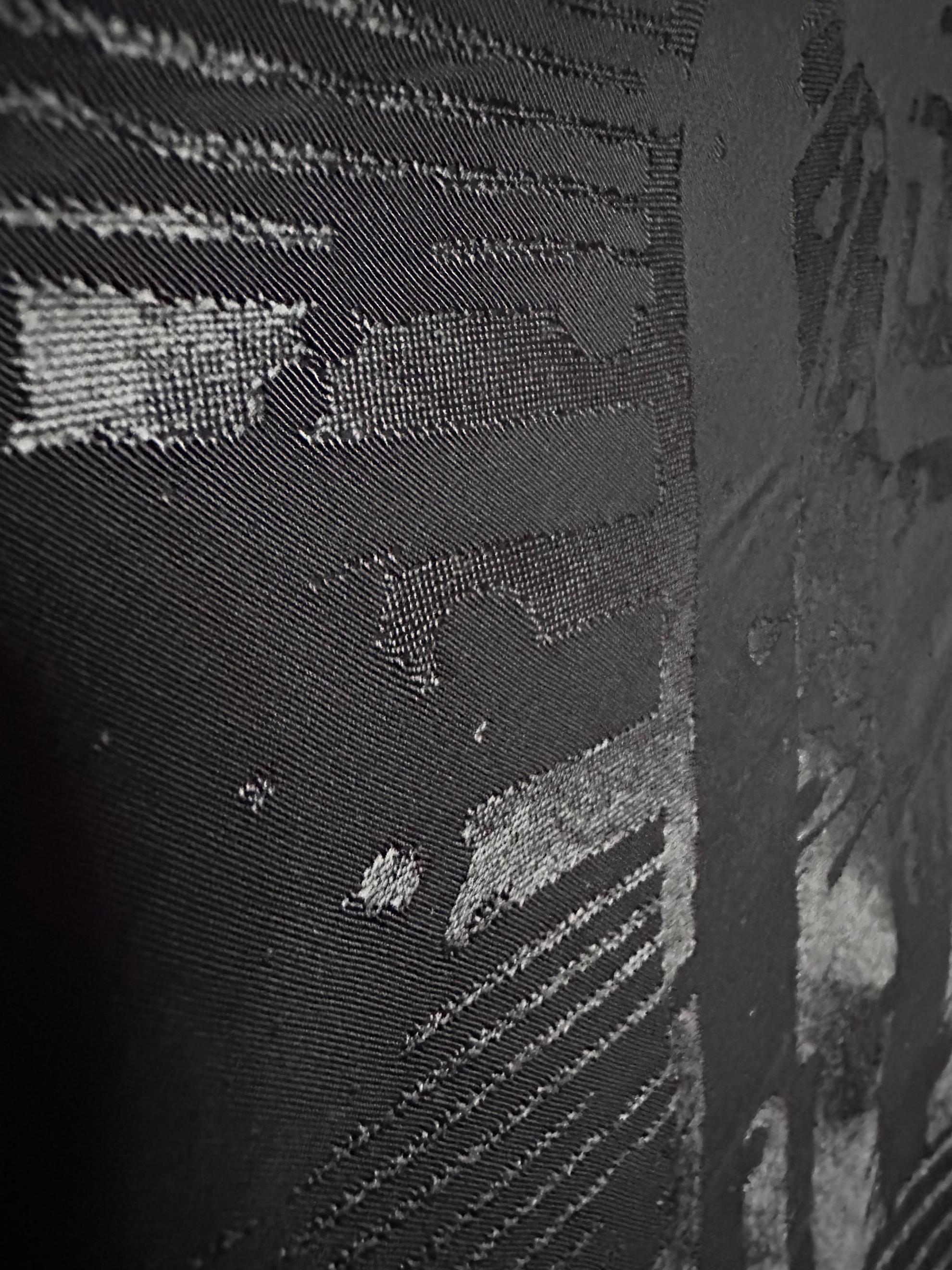 Tesettür giyim SİYAH KEMERLİ JAKAR SATEN ELBİSE 43615