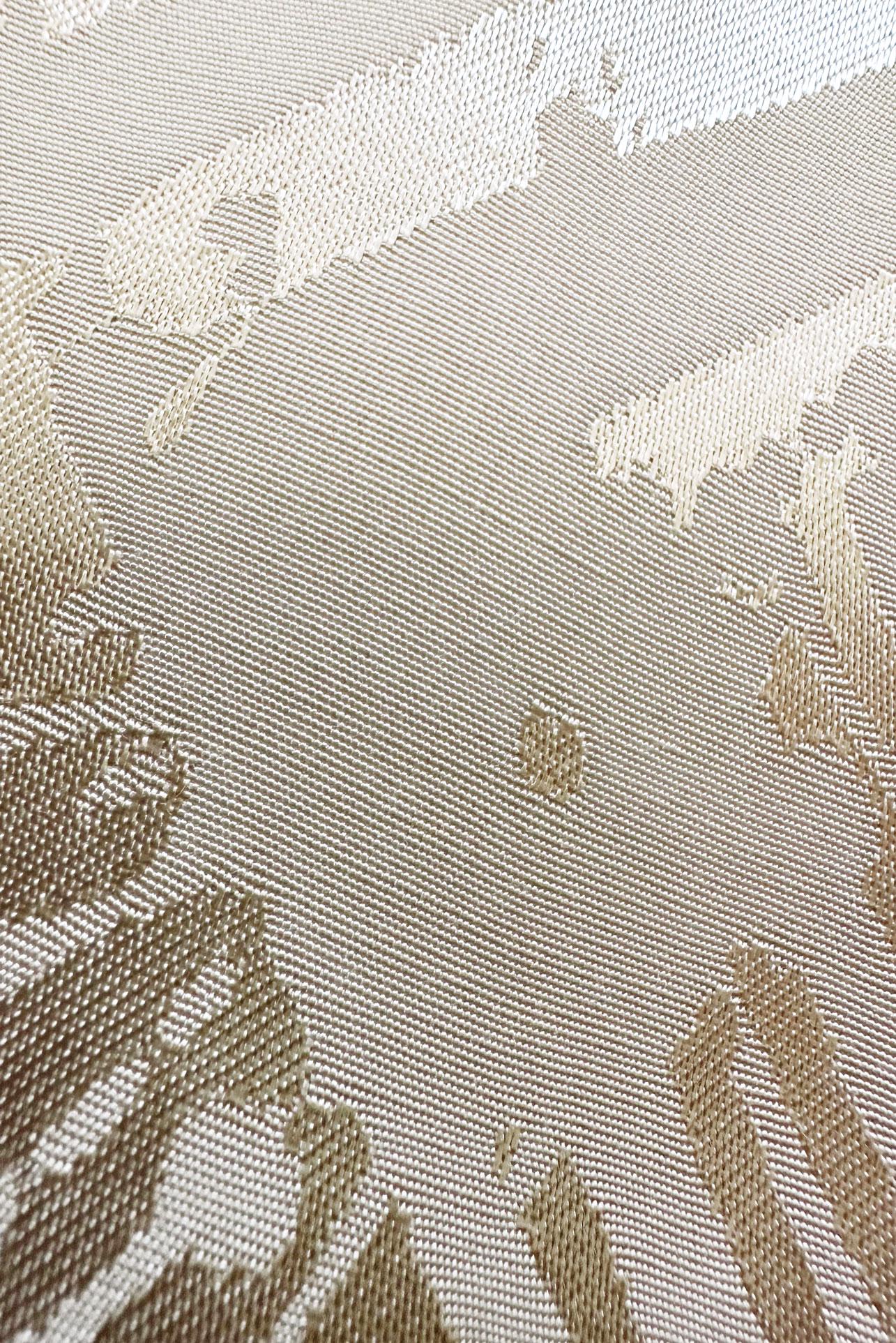 Tesettür giyim BEJ KEMERLİ JAKAR SATEN ELBİSE 43615