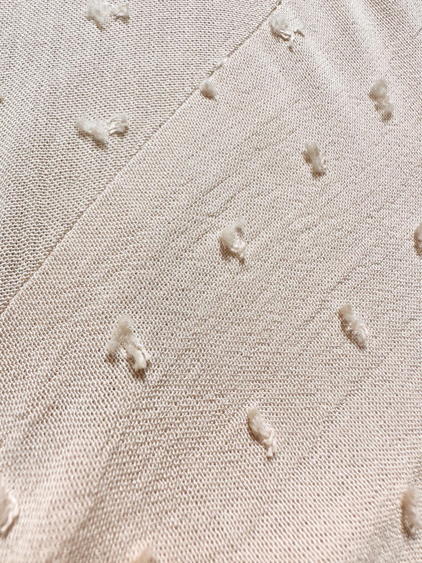 Tesettür giyim BEJ ROBALI BAĞLAMA DETAYLI ELBİSE 43744 