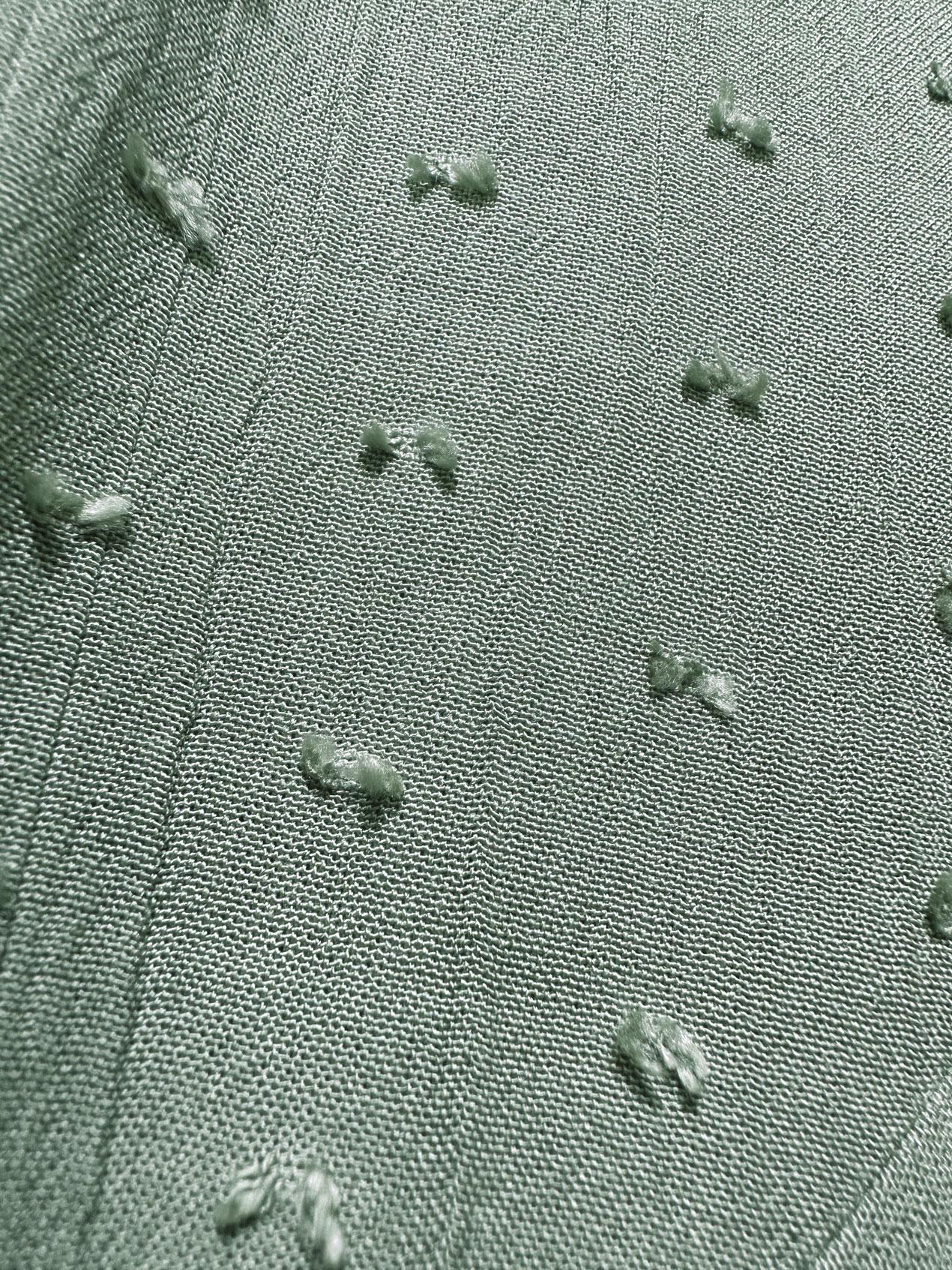 Tesettür giyim YEŞİL ROBALI BAĞLAMA DETAYLI ELBİSE 43744 