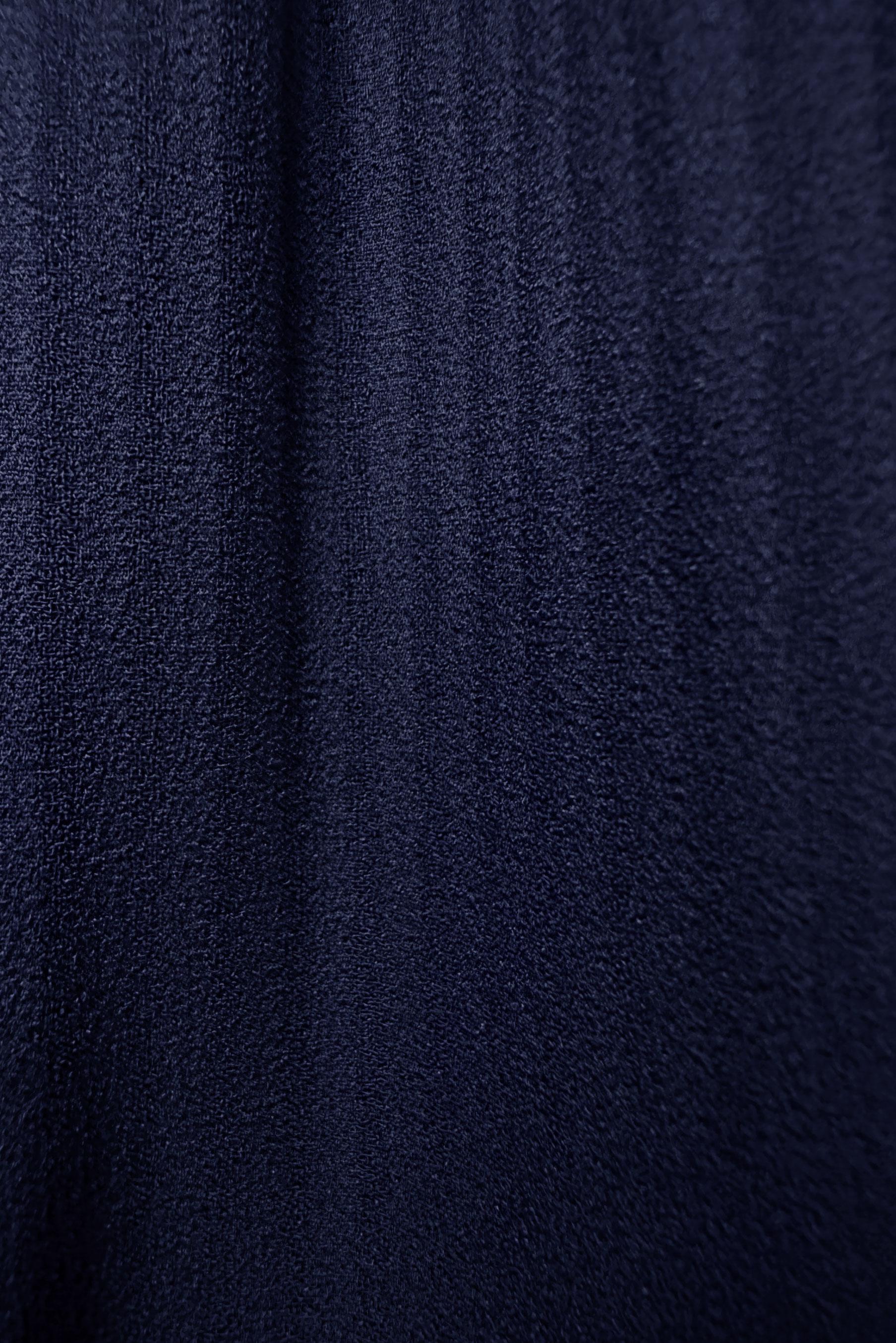 Tesettür giyim LACİVERT FIRFIR DETAYLI KUŞAKLI ELBİSE 43863