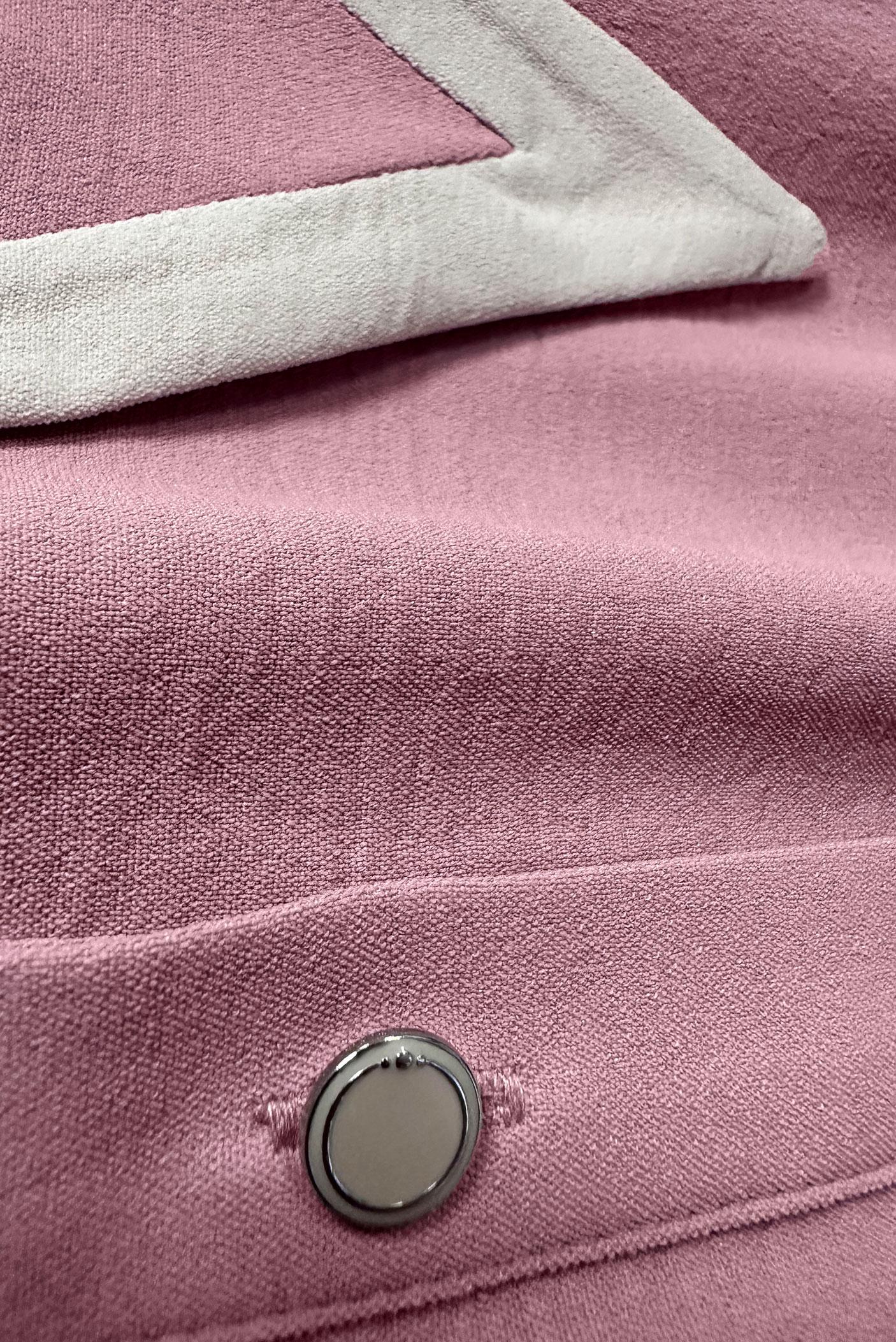 Tesettür giyim PUDRA YAKA DETAYLI DÜĞMELİ KEMERLİ ELBİSE 43937