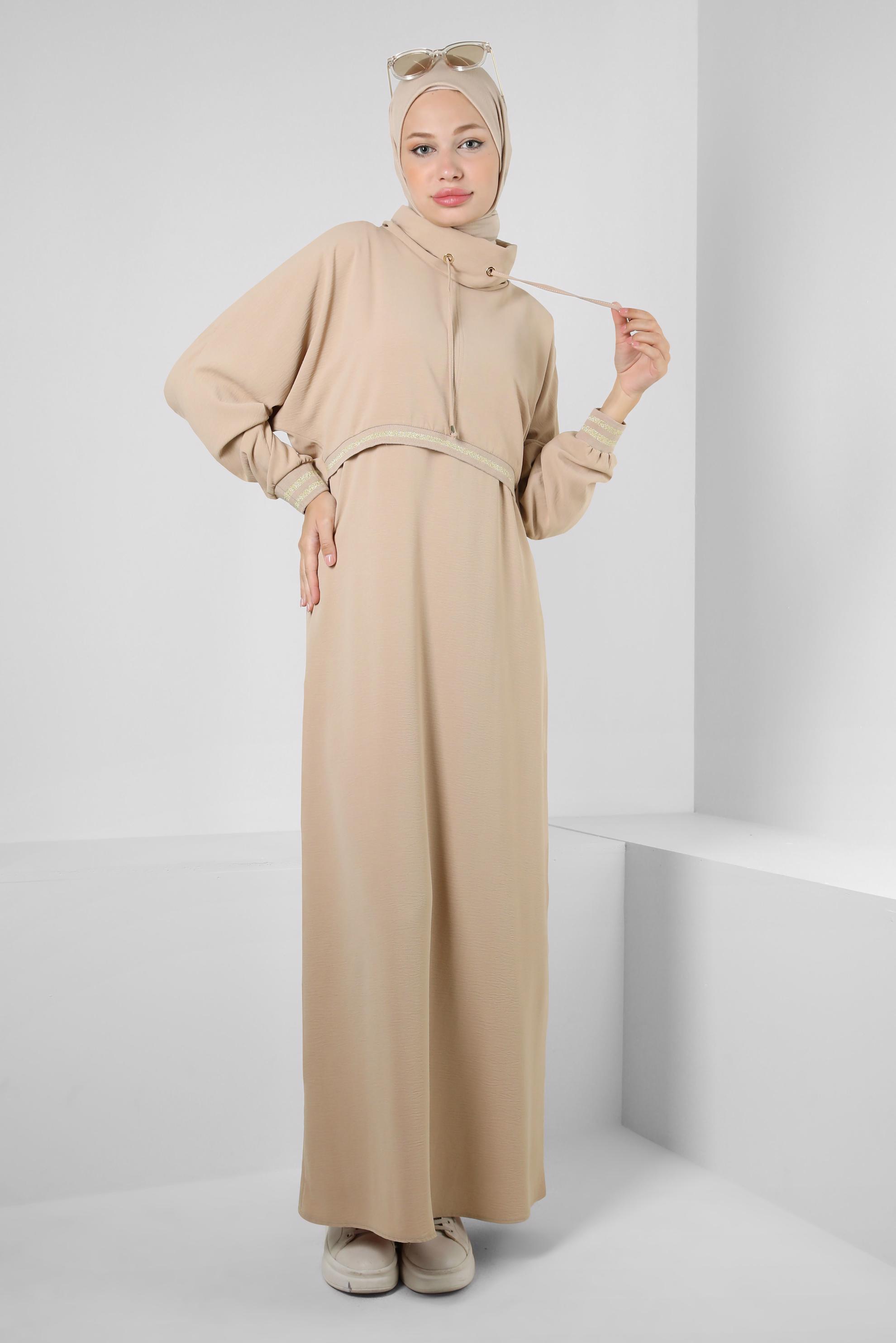 Hijab clothing BROWN DRESS SUIT 43938