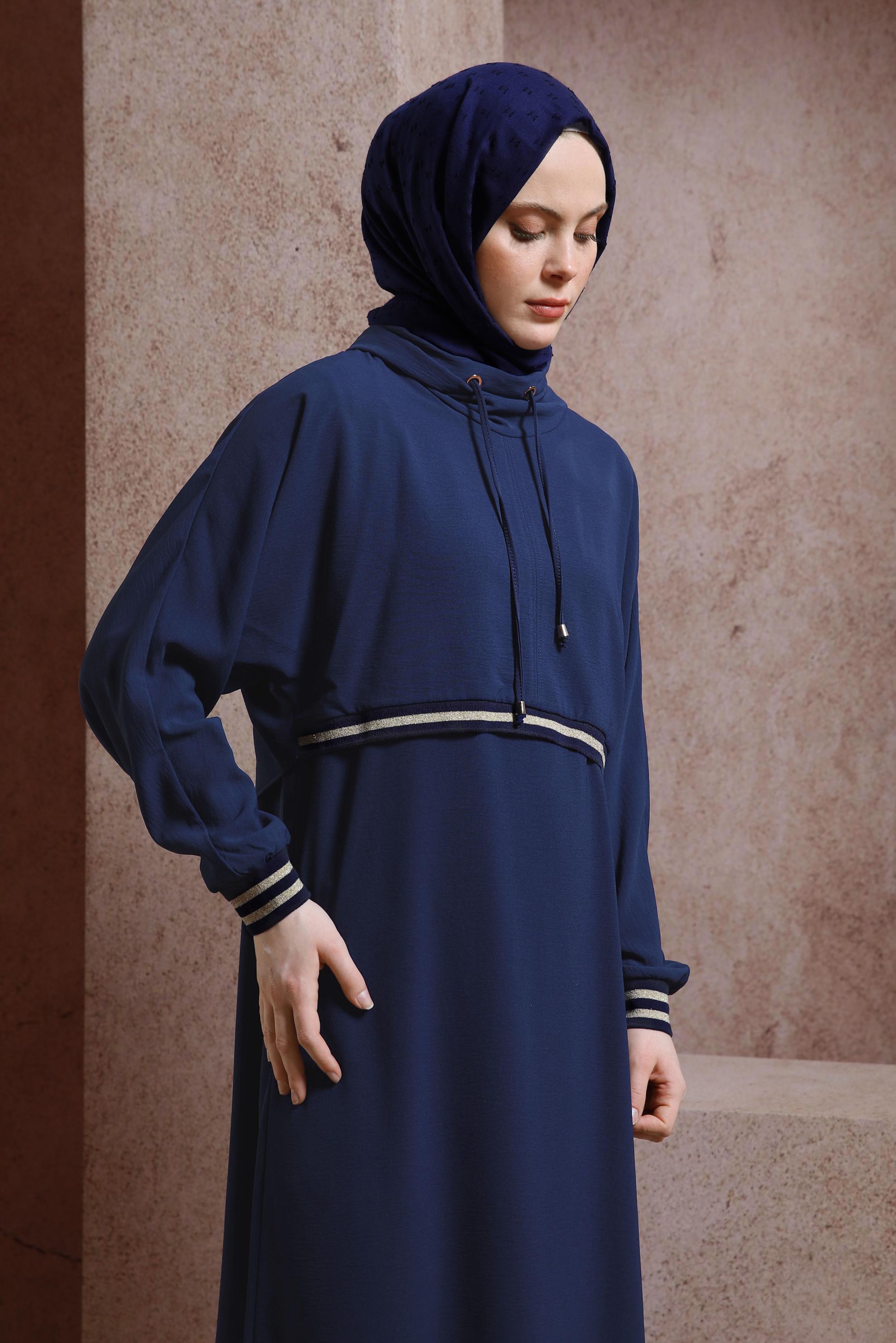 Hijab clothing NAVY BLUE DRESS SUIT 43938