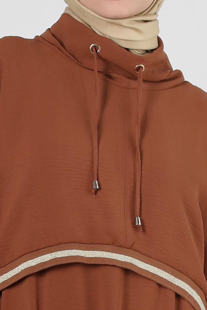 Hijab clothing TABA DRESS SUIT 43938 - ALVİNA