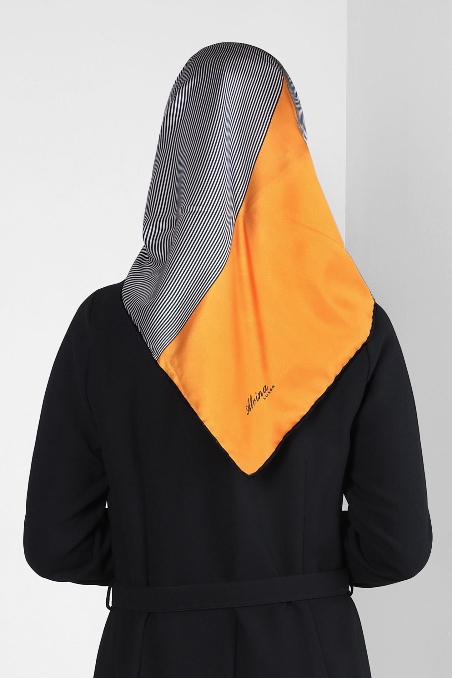 Tesettür giyim SİYAH ALVİNA DİJİTAL EŞARP 8262