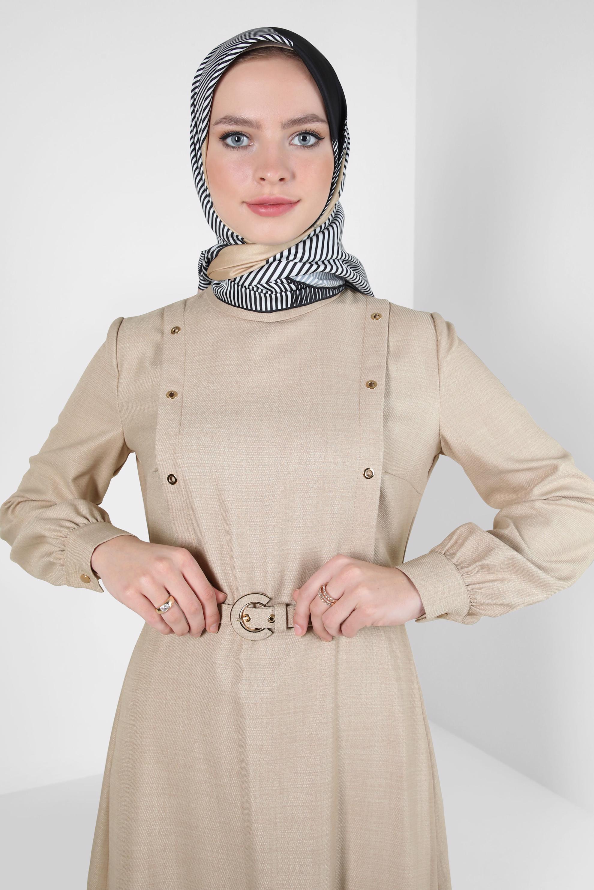 Tesettür giyim SİYAH ALVİNA DİJİTAL EŞARP 8262