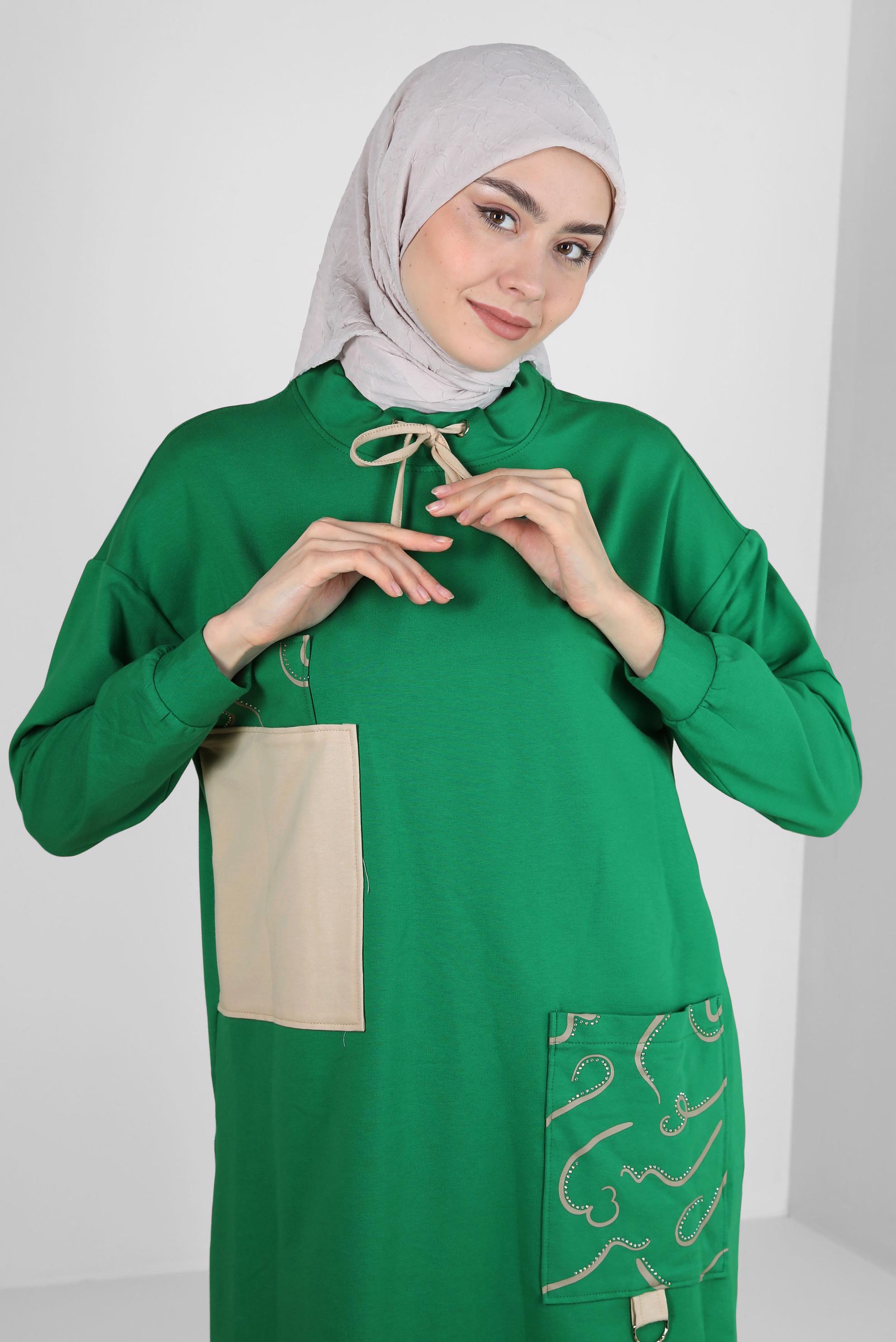 Tesettür giyim BEJ ALVİNA KRAŞ EŞARP 8233