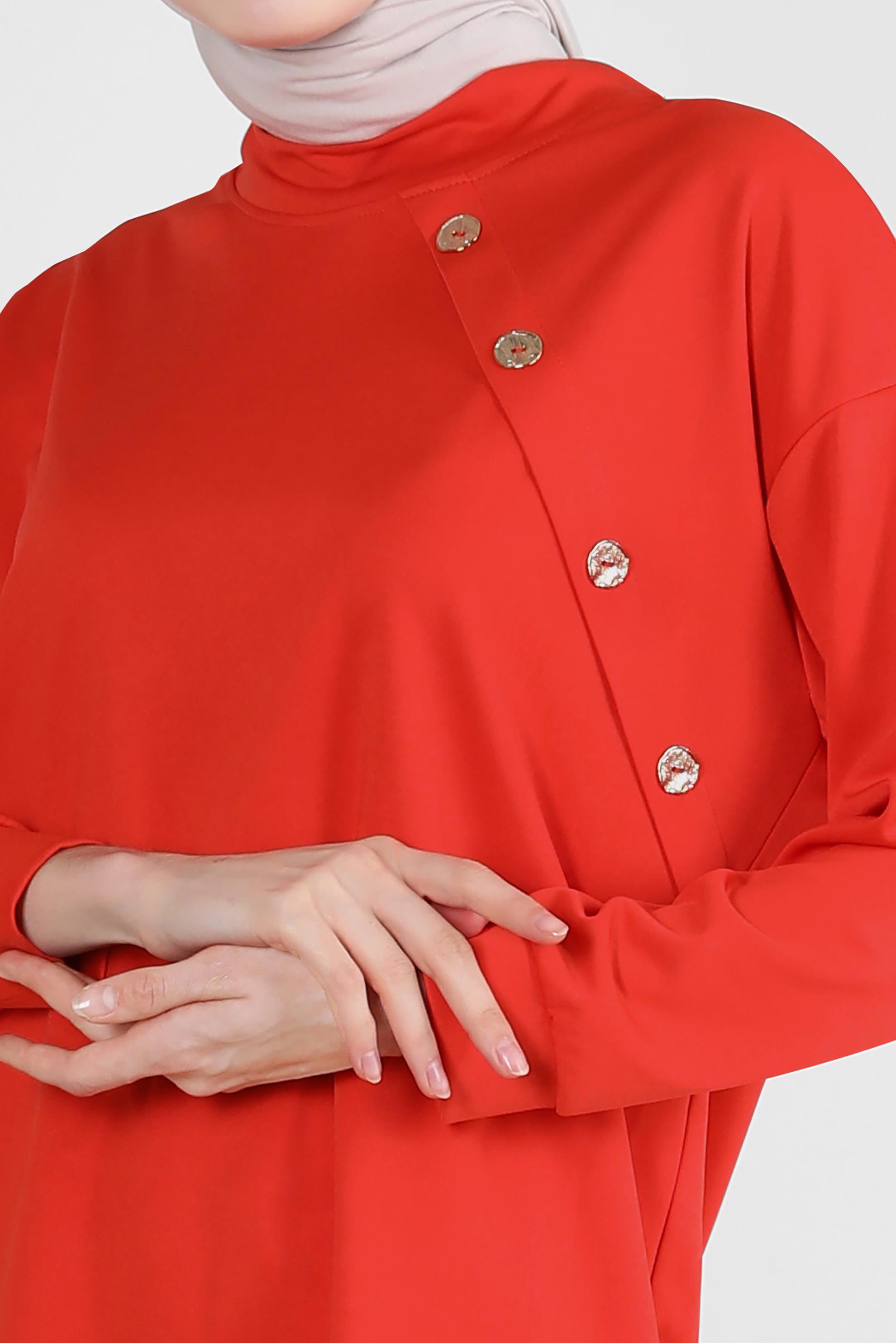 Tesettür giyim MERCAN İSPANYOL PAÇA İKİLİ EŞOFMAN TAKIM 43661