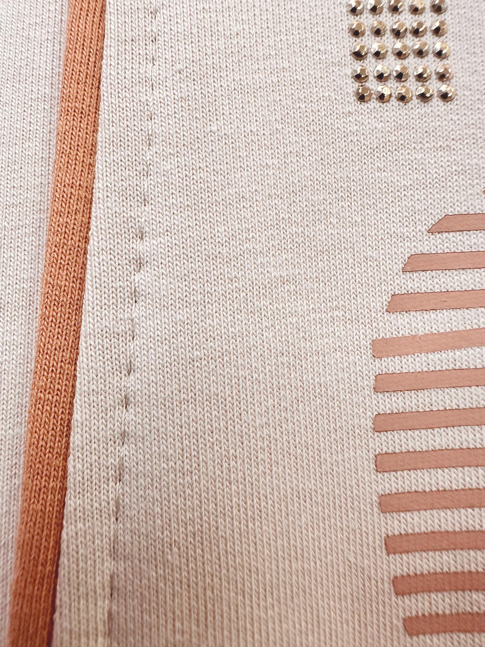 Vêtements hijab BEIGE ROBE SURVÊTEMENT IMPRIMÉ 43663