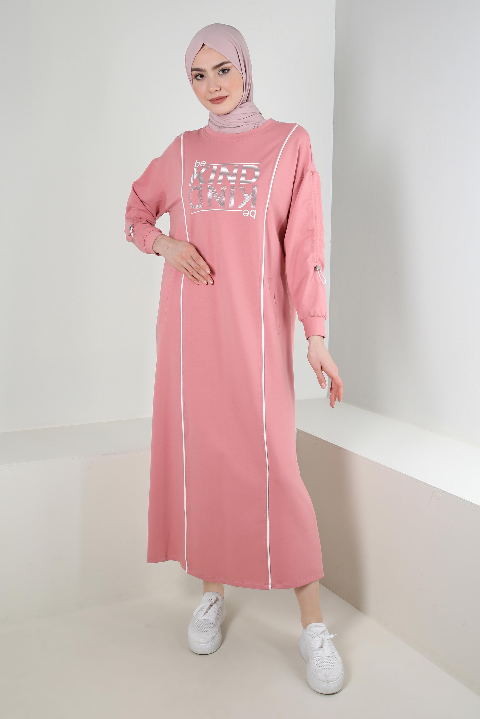 Vêtements hijab ROSE ROBE SURVÊTEMENT IMPRIMÉ 43663