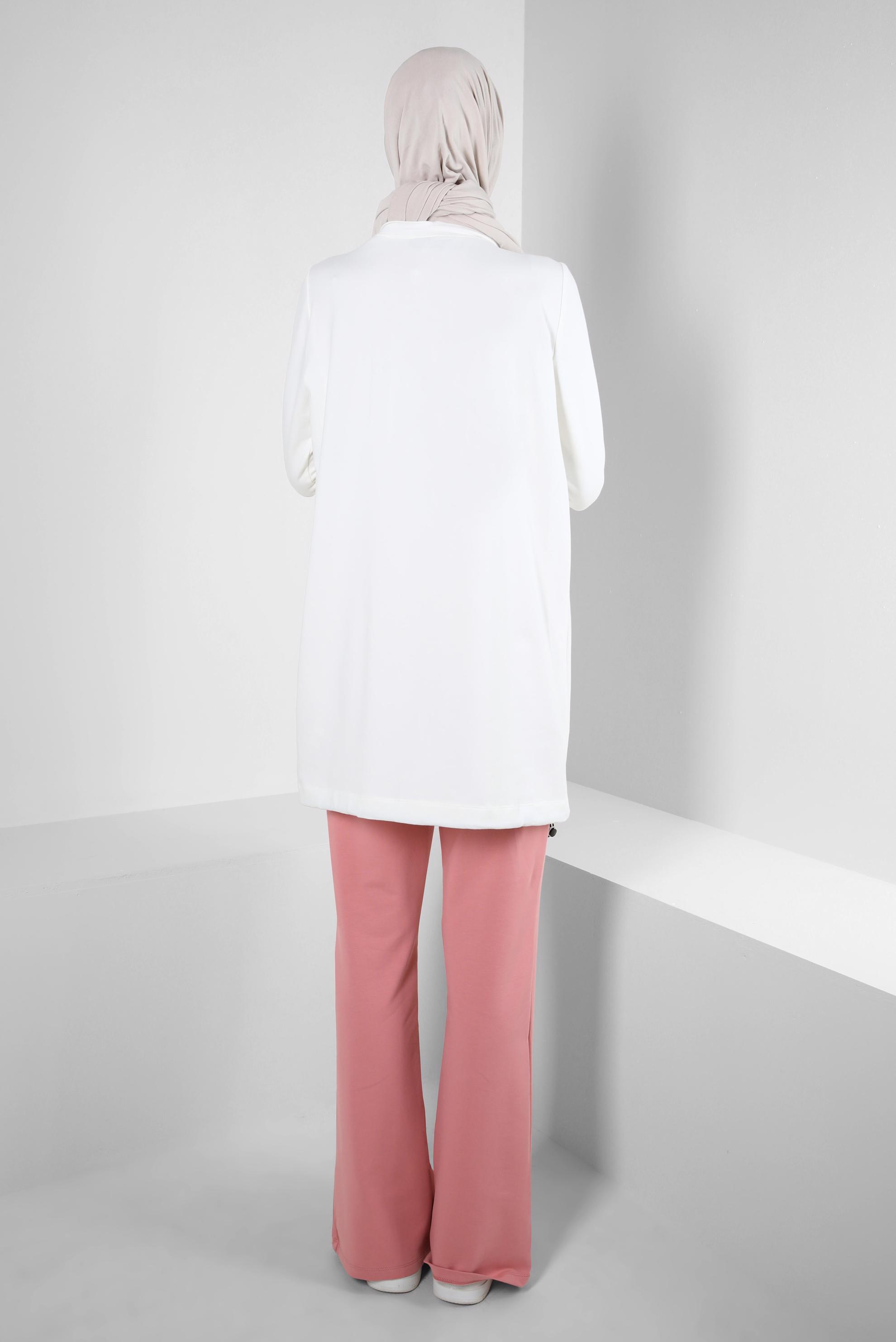 Vêtements hijab ROSE SURVÊTEMENT 2 PIÈCES AVEC PANTALON IMPRIMÉ FENTES 43690