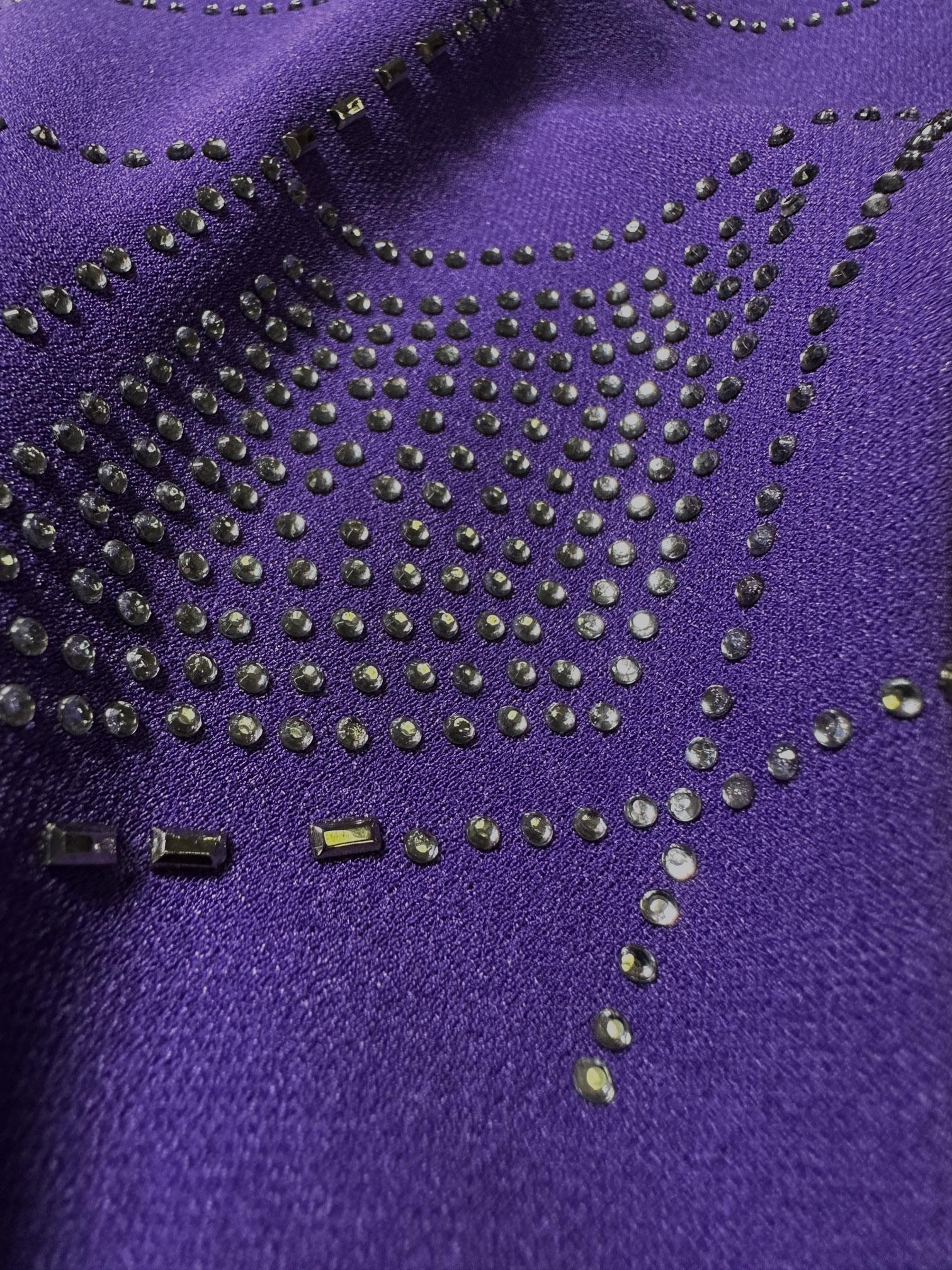 Vêtements hijab POURPRE JUPE SURVÊTEMENT BRODÉ GEM 43696