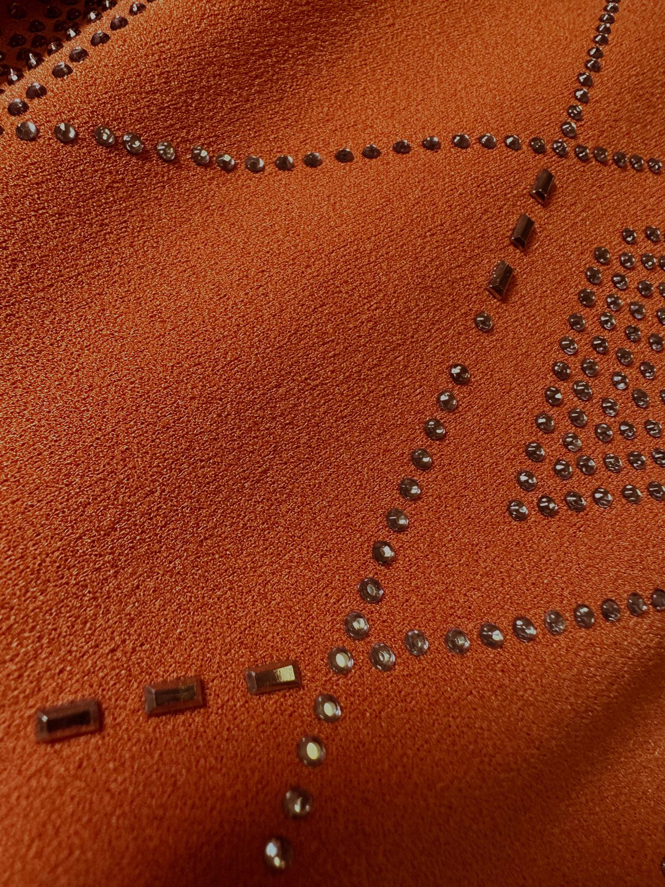 Vêtements hijab BRUN JUPE SURVÊTEMENT BRODÉ GEM 43696