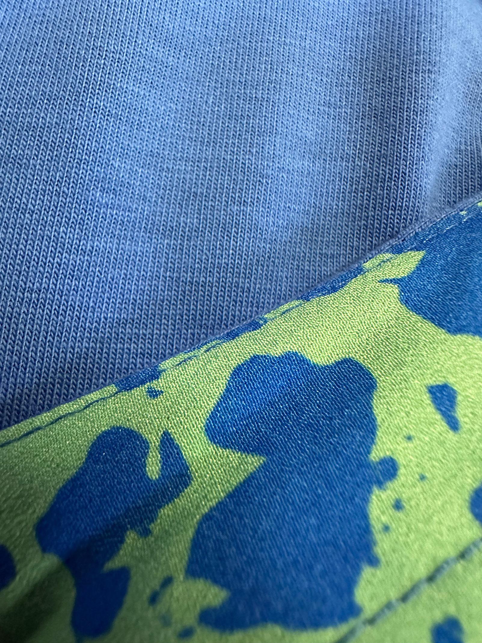 Tesettür giyim MAVİ KAPÜŞONLU PANTOLONLU EŞOFMAN TAKIMI 43728