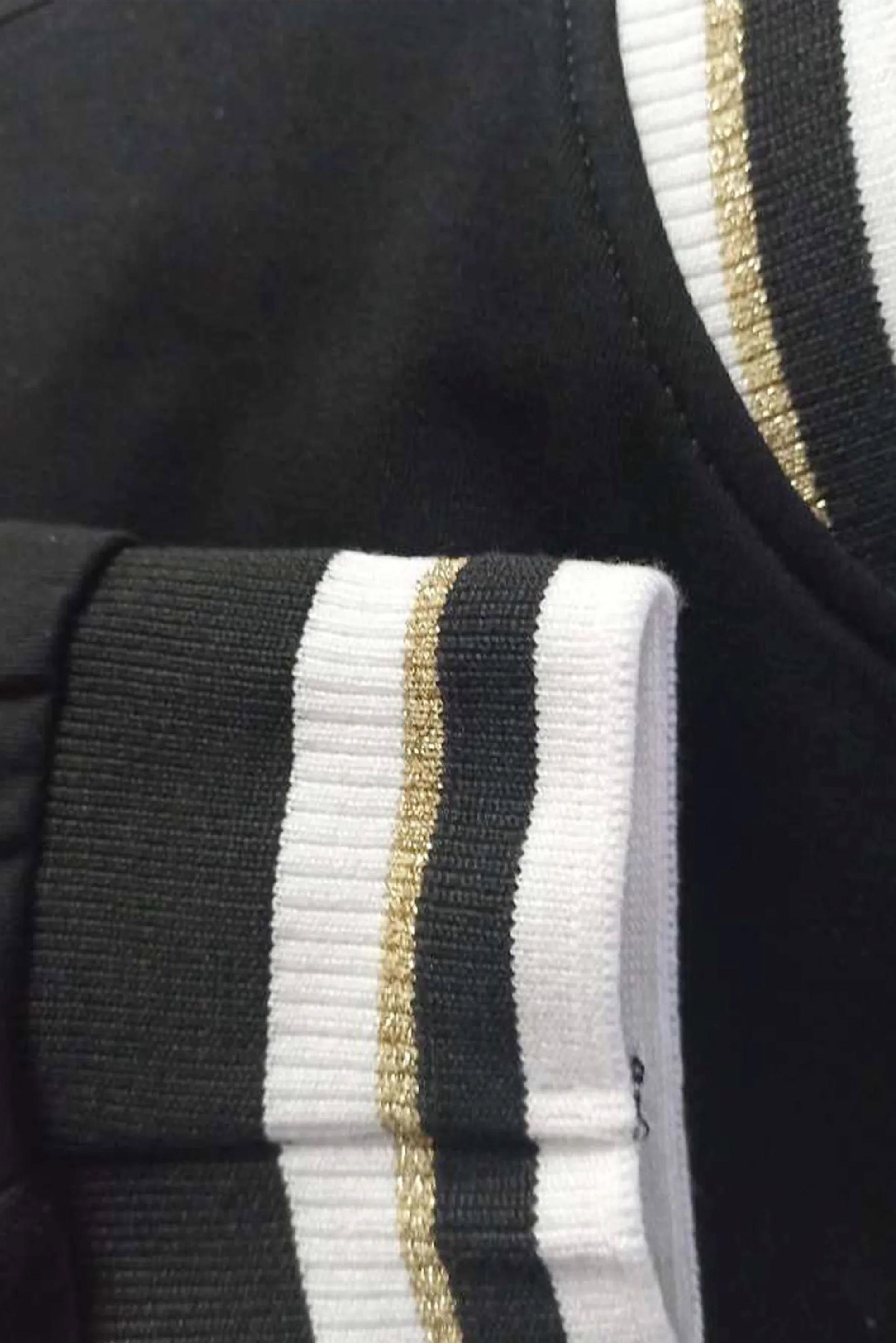 Tesettür giyim SİYAH MANŞETLERİ LASTİKLİ İKİLİ EŞOFMAN TAKIM 43787