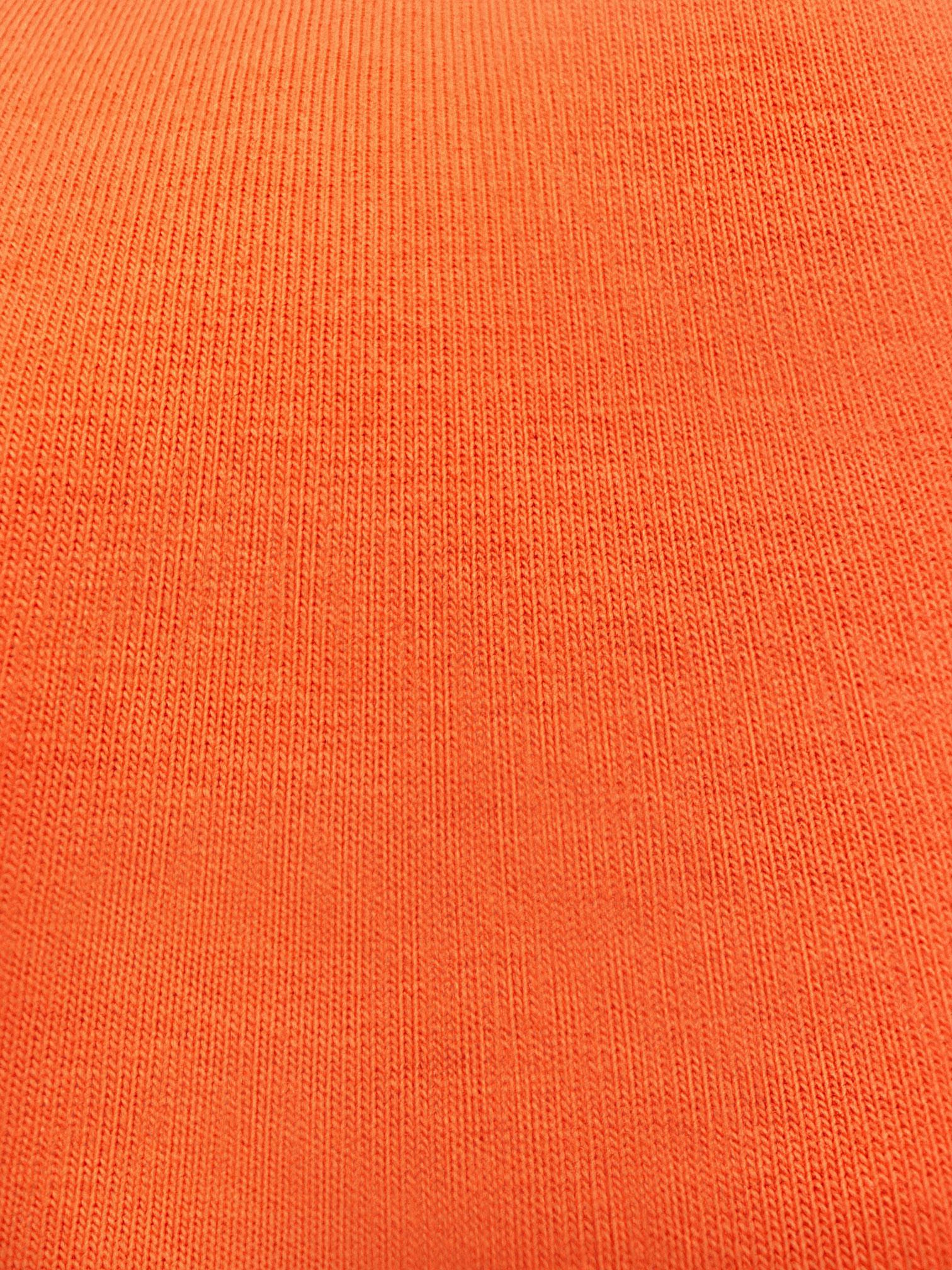 Tesettür giyim TURUNCU POLO YAKA DÜĞMELİ EŞOFMAN TUNİK 43844