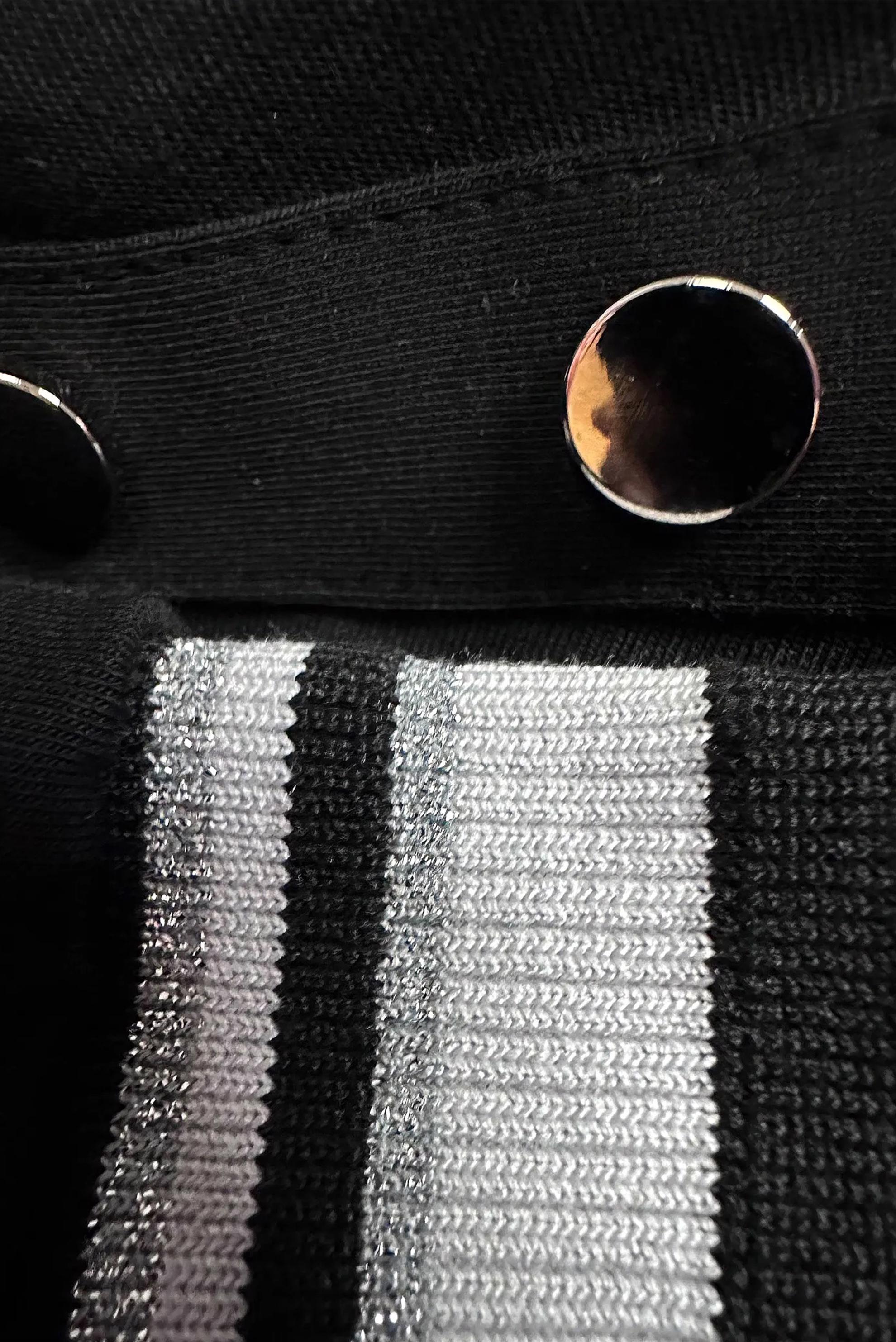 Tesettür giyim SİYAH YAKASI BÜZGÜLÜ EŞOFMAN TUNİK 43845