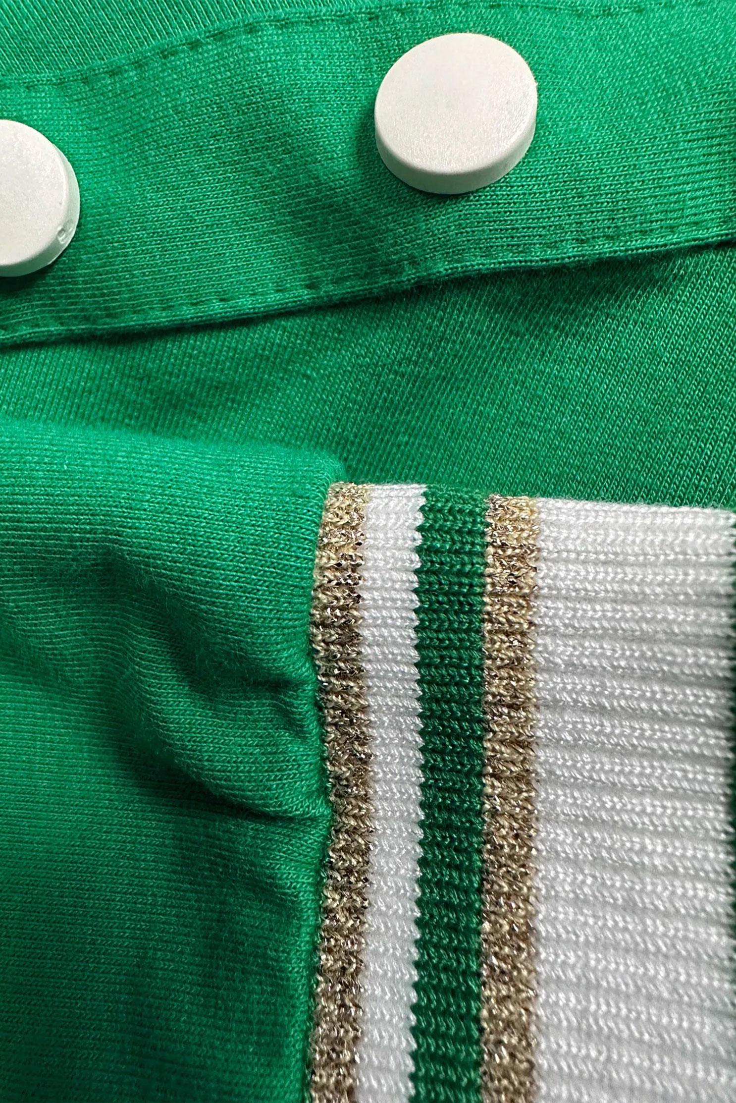 Tesettür giyim YEŞİL YAKASI BÜZGÜLÜ EŞOFMAN TUNİK 43845