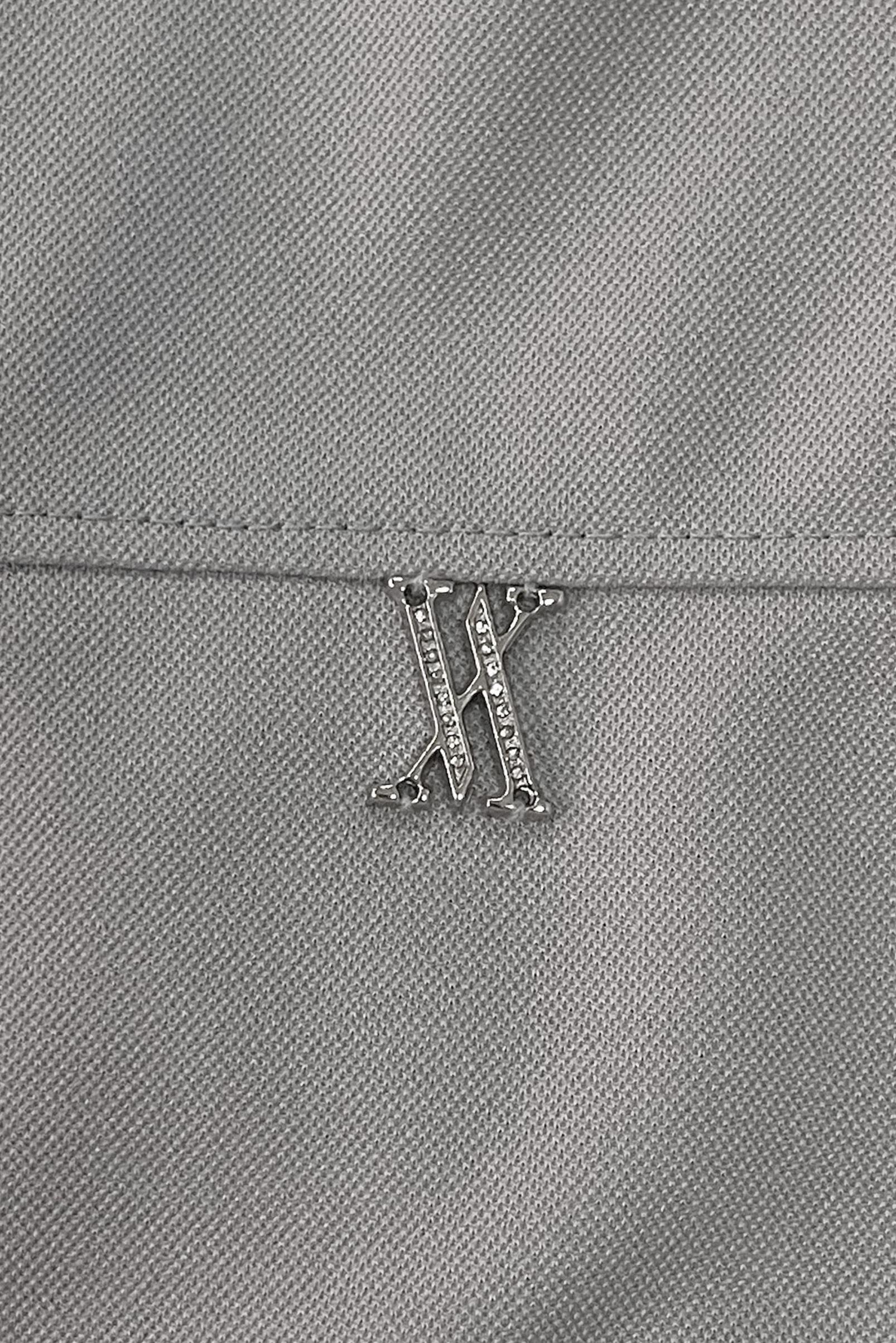 Tesettür giyim GRİ FERMUAR DETAYLI BİSİKLET YAKA EŞOFMAN TUNİK 43852