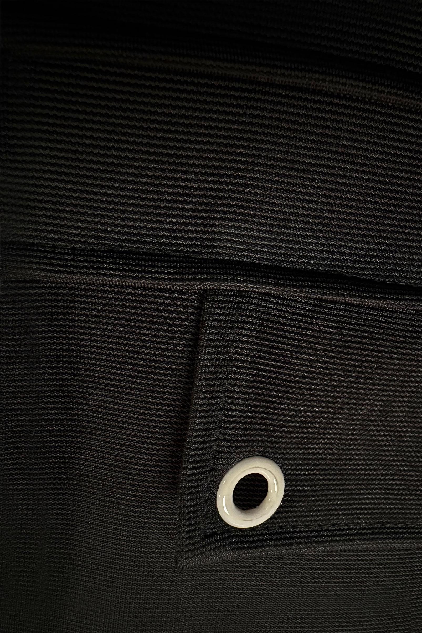 Hijab clothing BLACK EYELET DETAIL CREW NECK TRACKSUIT TUNIC 43853