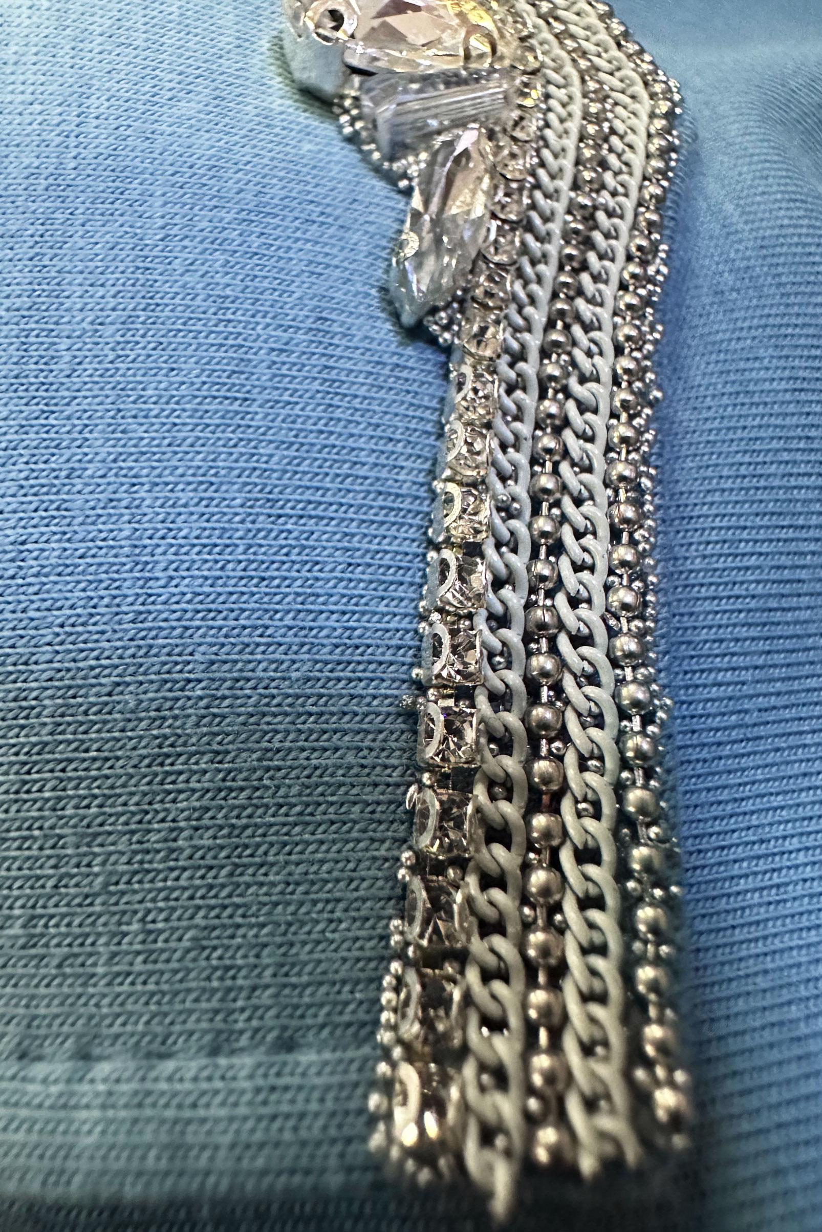 Tesettür giyim MAVİ BELİ BÜZGÜLÜ FERMUARLI ETEKLİ EŞOFMAN TAKIM 43876