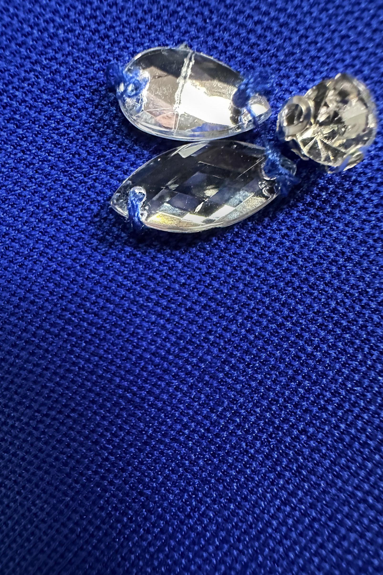 Tesettür giyim LACİVERT BAĞLAMA DETAYLI TAŞLI EŞOFMAN TUNİK 43883