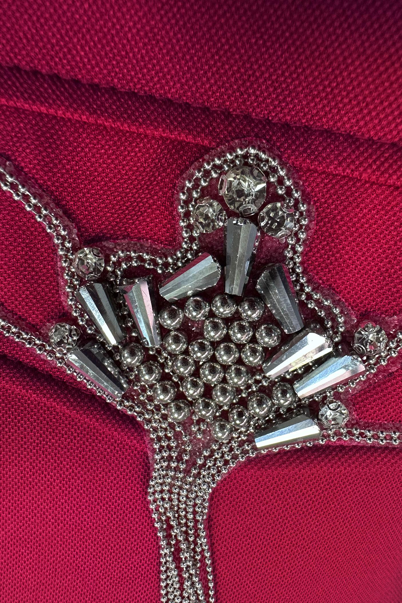 Vêtements hijab FUCHSIA TUNIQUE DE SURVÊTEMENT COL ROND AVEC DÉTAIL GEM 43884