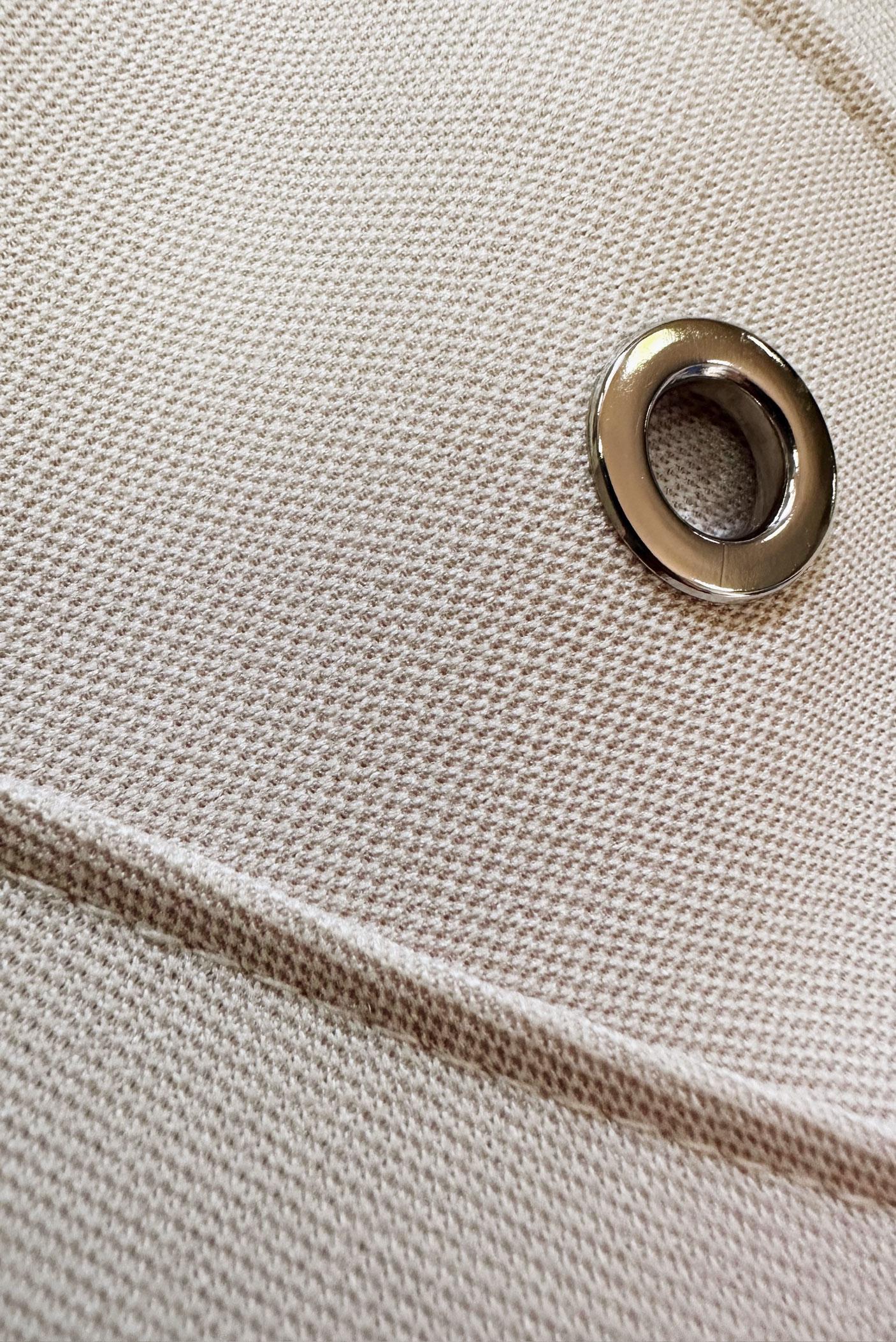 Tesettür giyim BEJ KUŞGÖZÜ DETAYLI EŞOFMAN TUNİK 43886