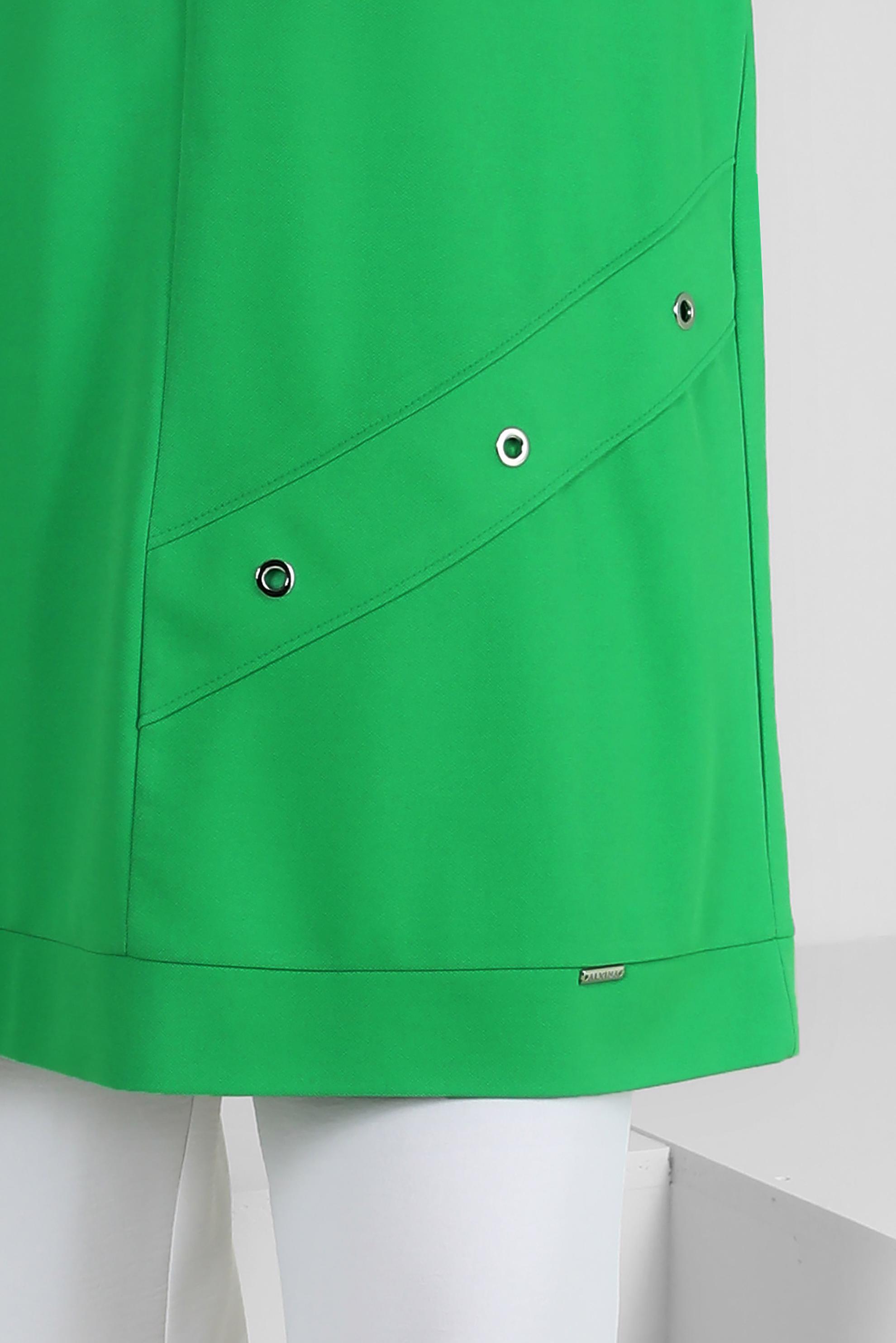 Tesettür giyim YEŞİL KUŞGÖZÜ DETAYLI EŞOFMAN TUNİK 43886