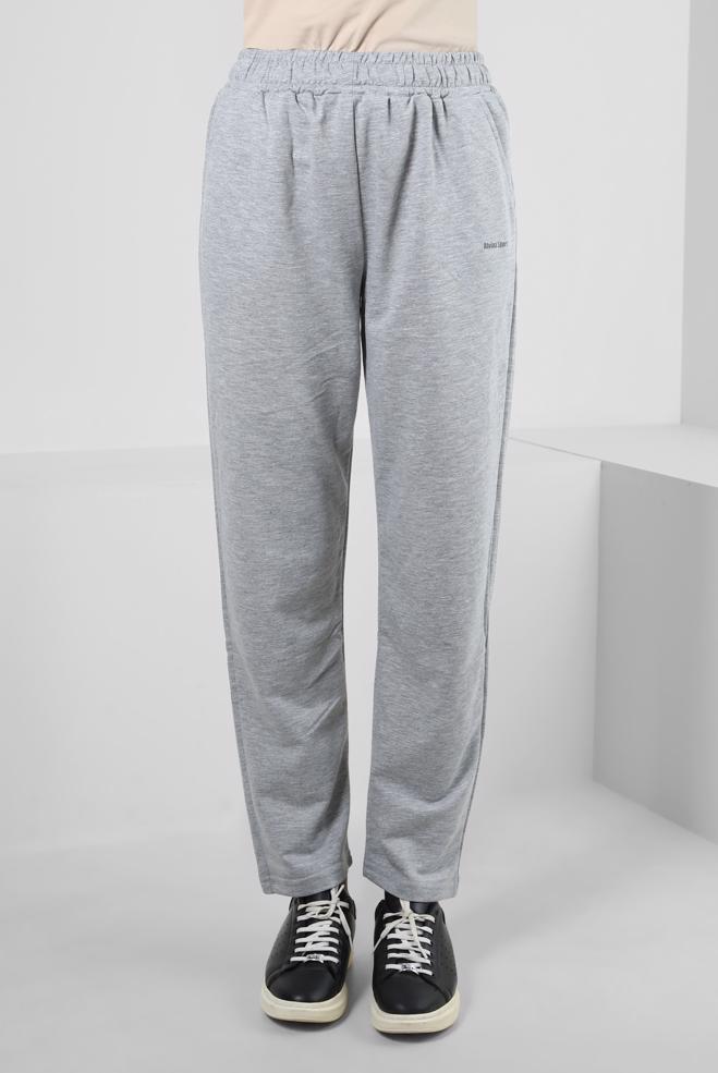 Hijab clothing GREY ELASTIC WAIST SWEATPANTS 70396 - ALVİNA