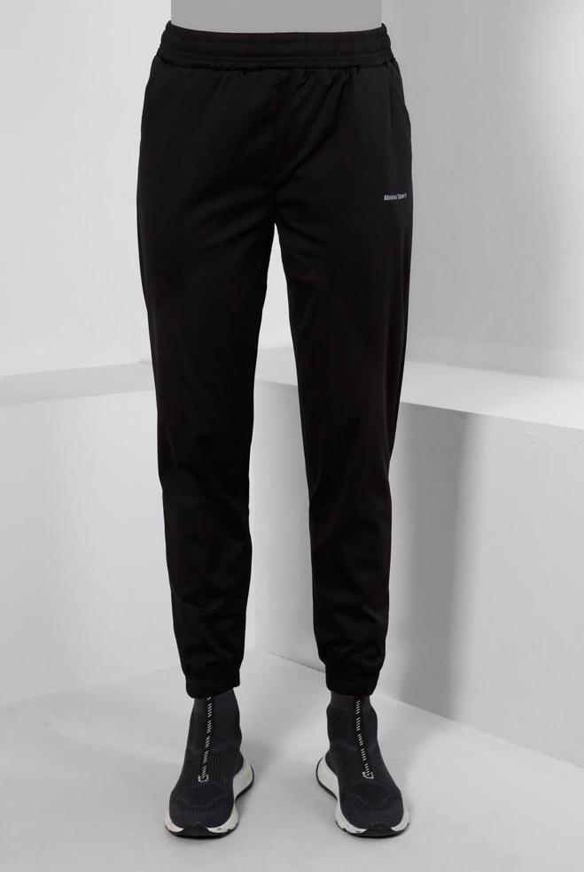 Hijab clothing BLACK ELASTIC WAIST AND CUFFS TRACK PANTS 70479 - ALVİNA