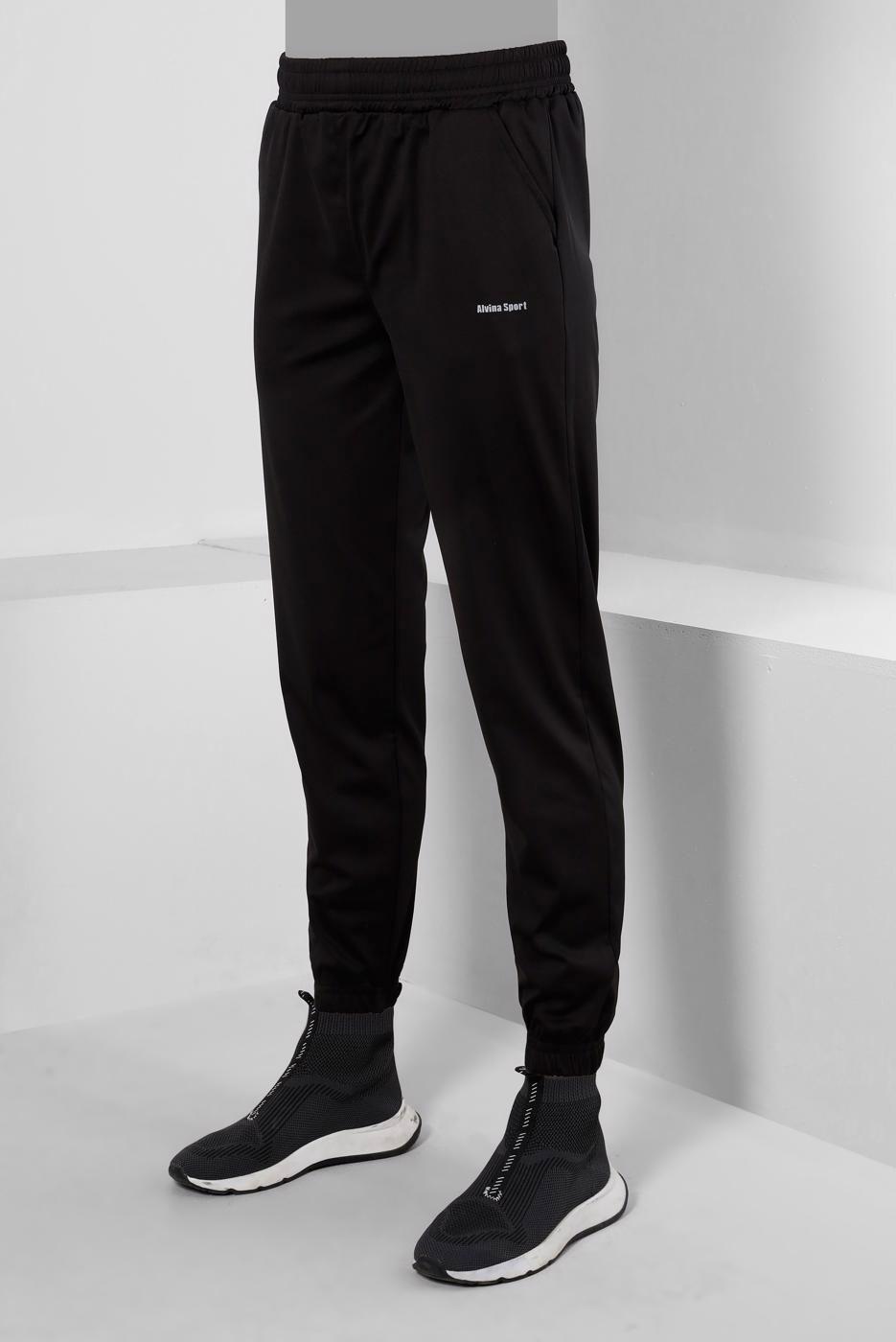 Tesettür giyim SİYAH BELİ VE PAÇASI LASTİKLİ EŞOFMAN ALTI 70479