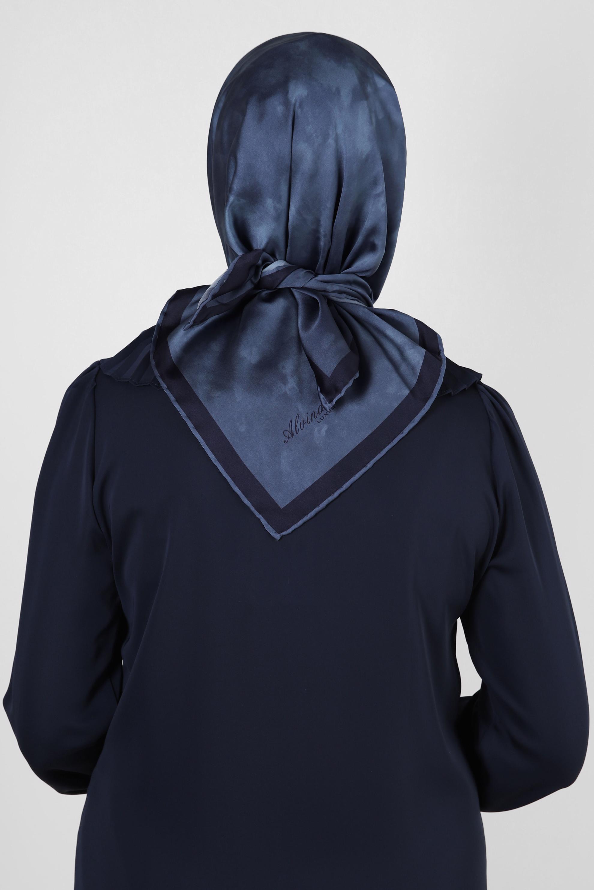 Tesettür giyim GRİ ALVİNA DİJİTAL EŞARP 8228