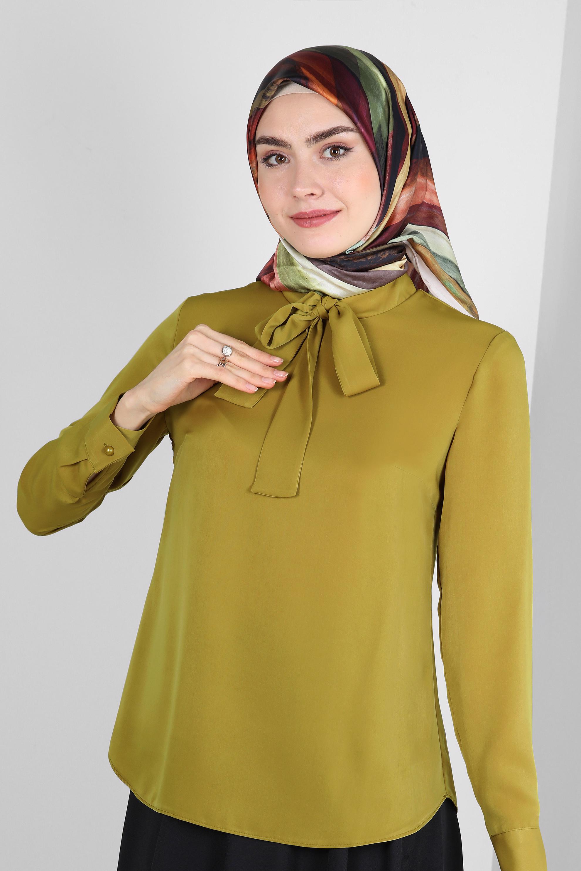 Tesettür giyim BEJ ALVİNA DİJİTAL EŞARP 8229 