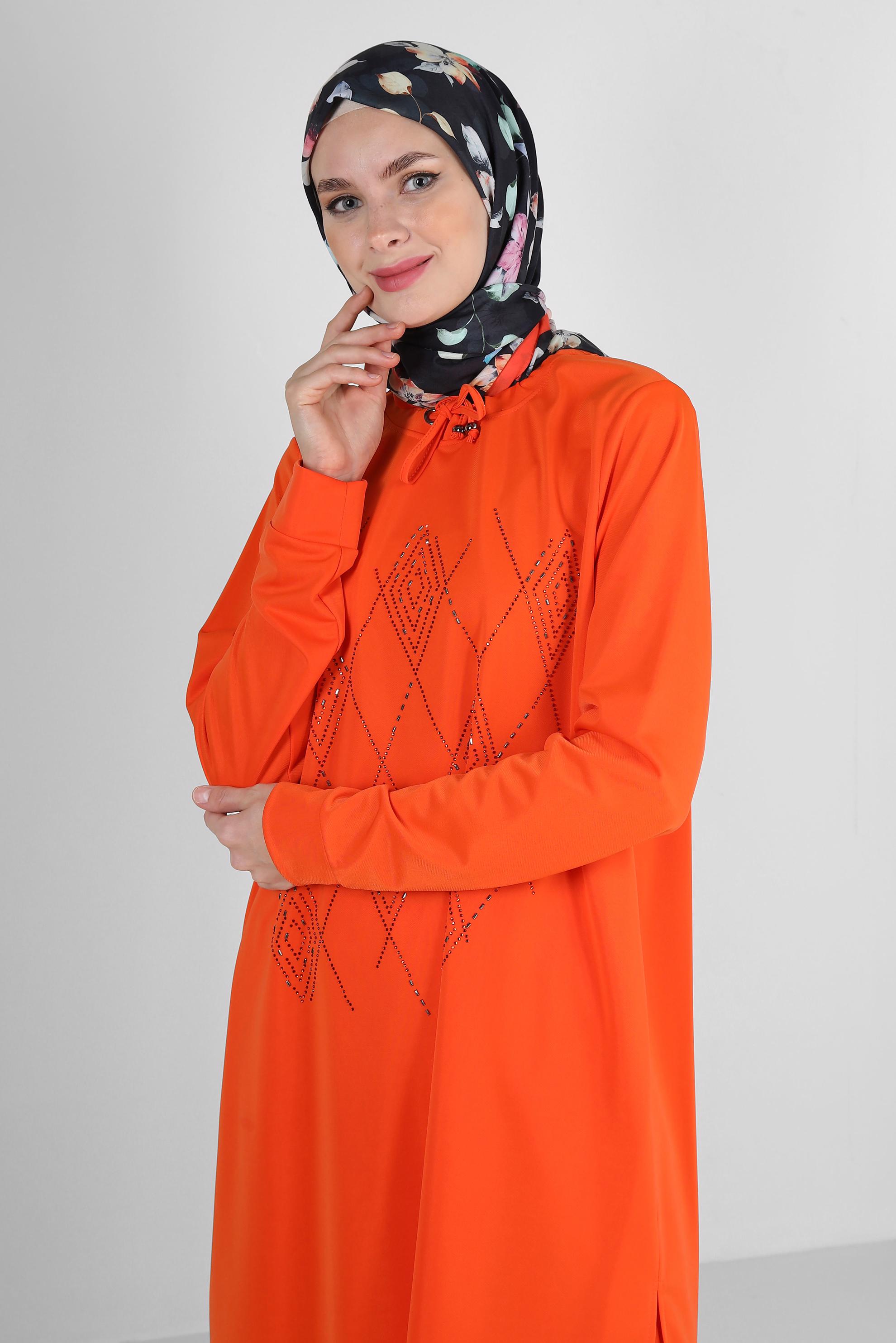 Tesettür giyim SİYAH ALVİNA ÇİÇEK DESENLİ EŞARP 8237