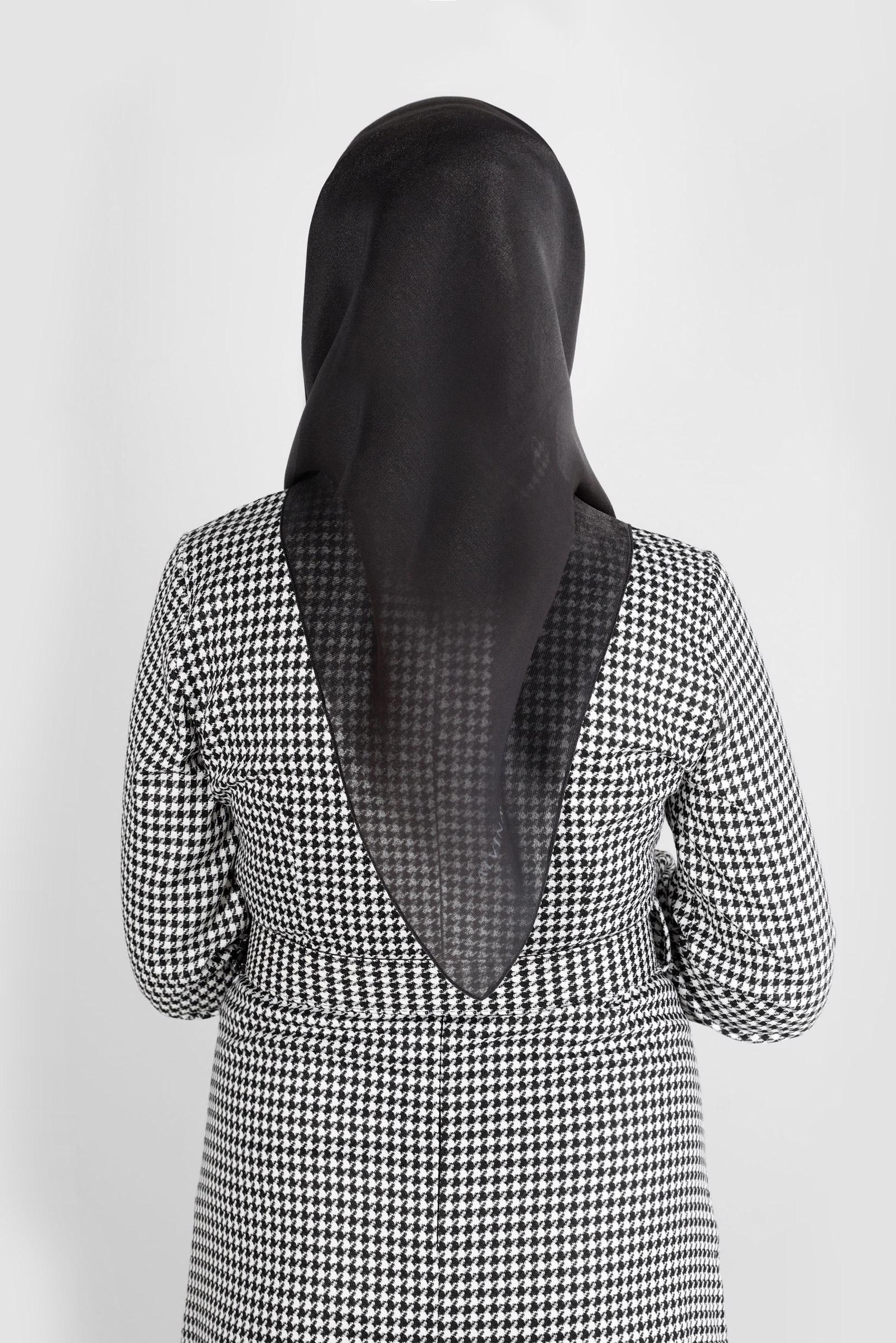 Tesettür giyim GRİ ALVİNA DÜZ EŞARP 8239