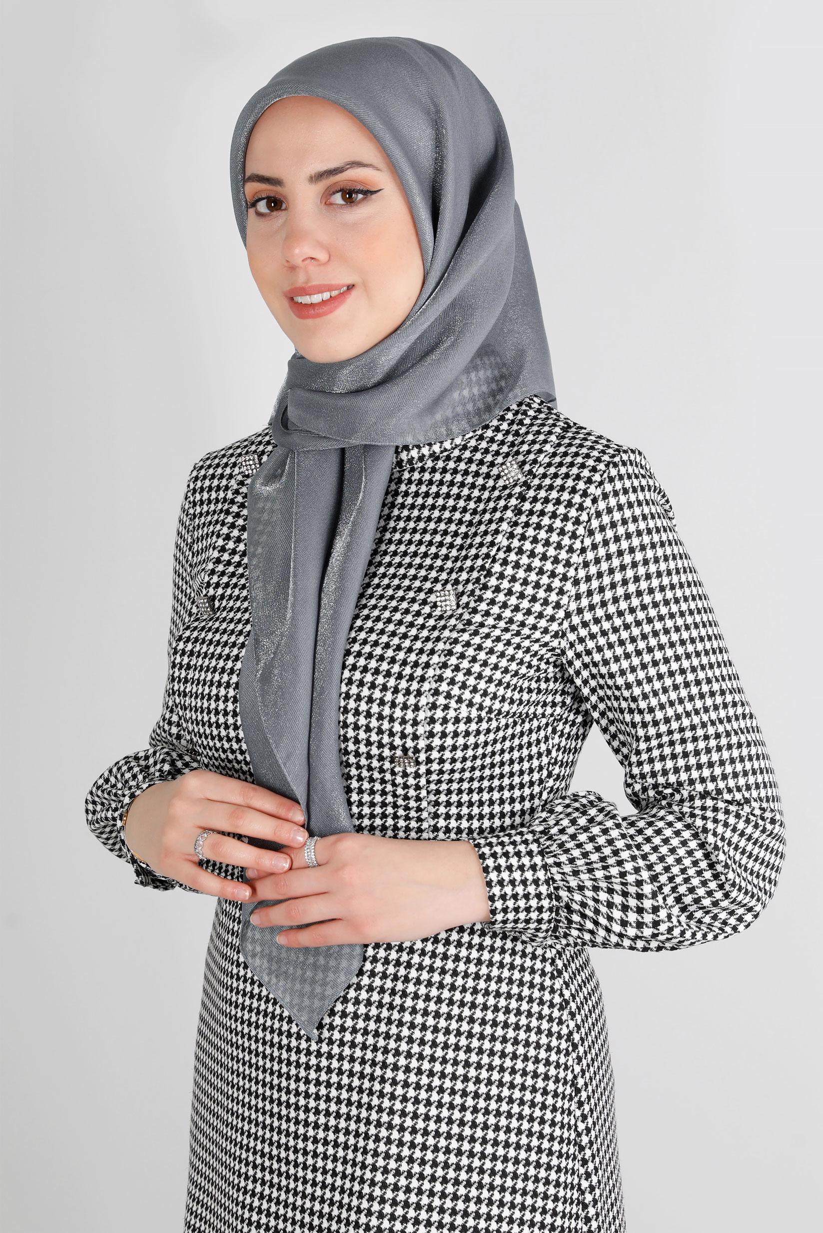 Tesettür giyim BAKIR / BRONZ ALVİNA DÜZ EŞARP 8239