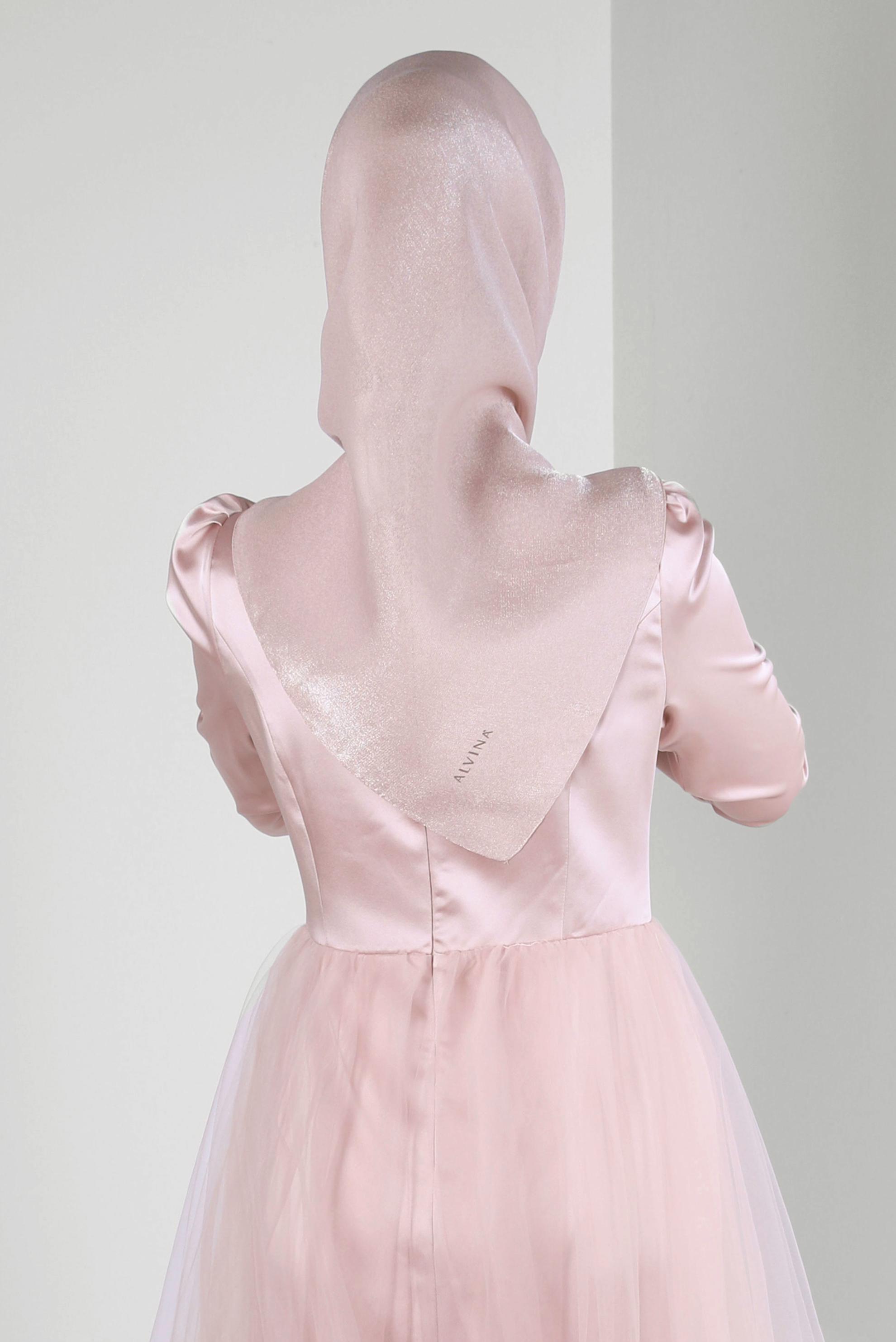 Tesettür giyim KUM ALVİNA DÜZ EŞARP 8239