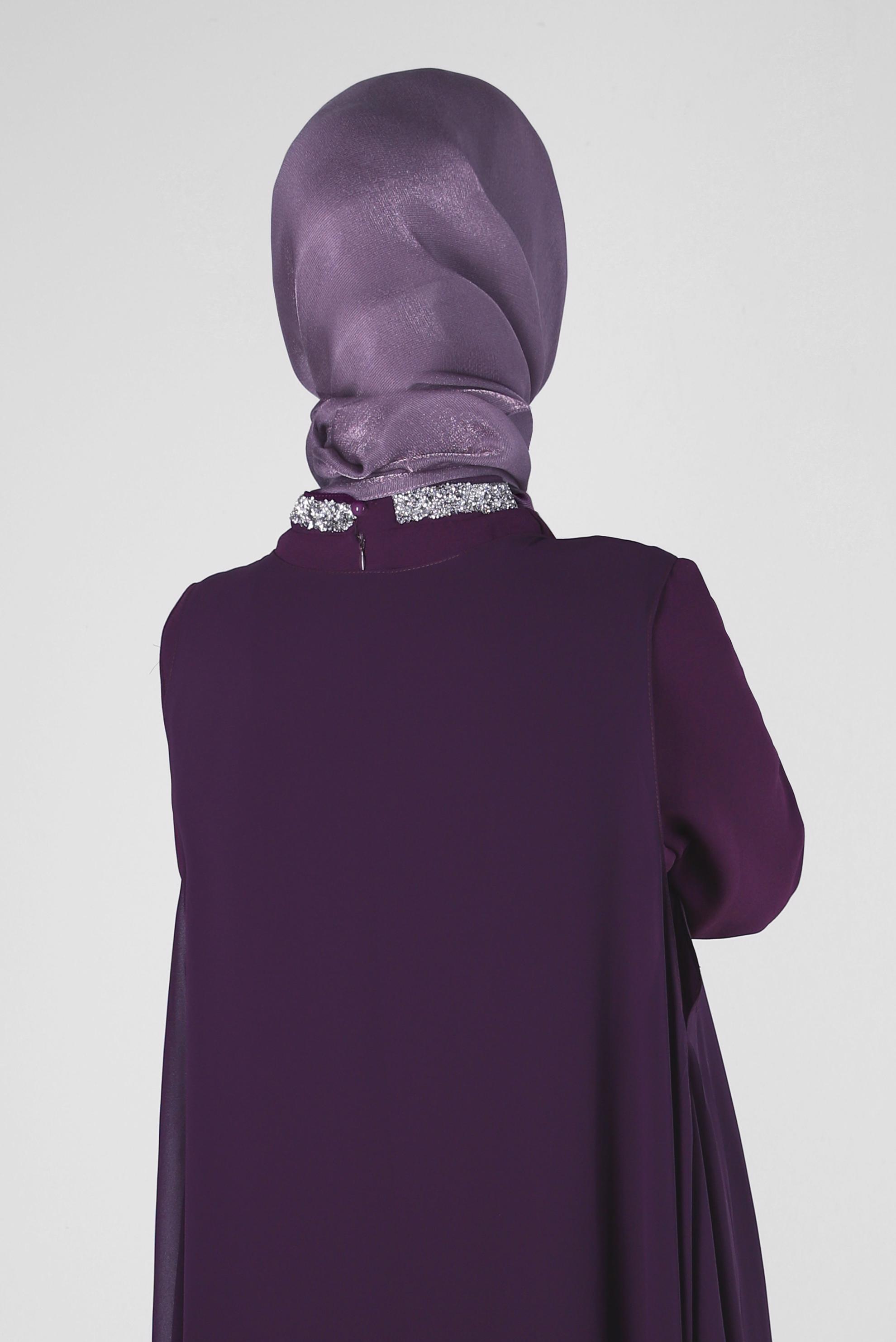 Tesettür giyim PUDRA ALVİNA DÜZ EŞARP 8239