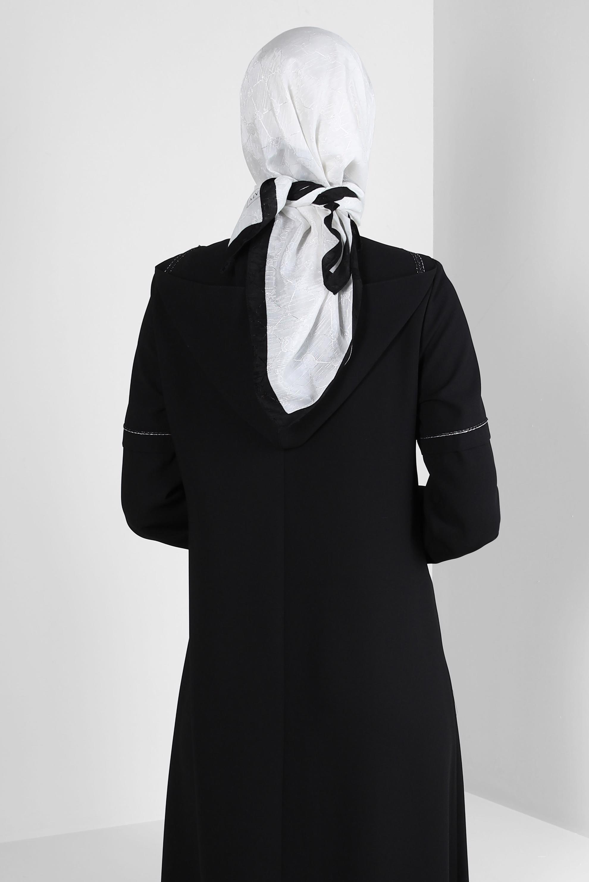 Tesettür giyim BEYAZ ALVİNA PAMUKLU EŞARP 8241