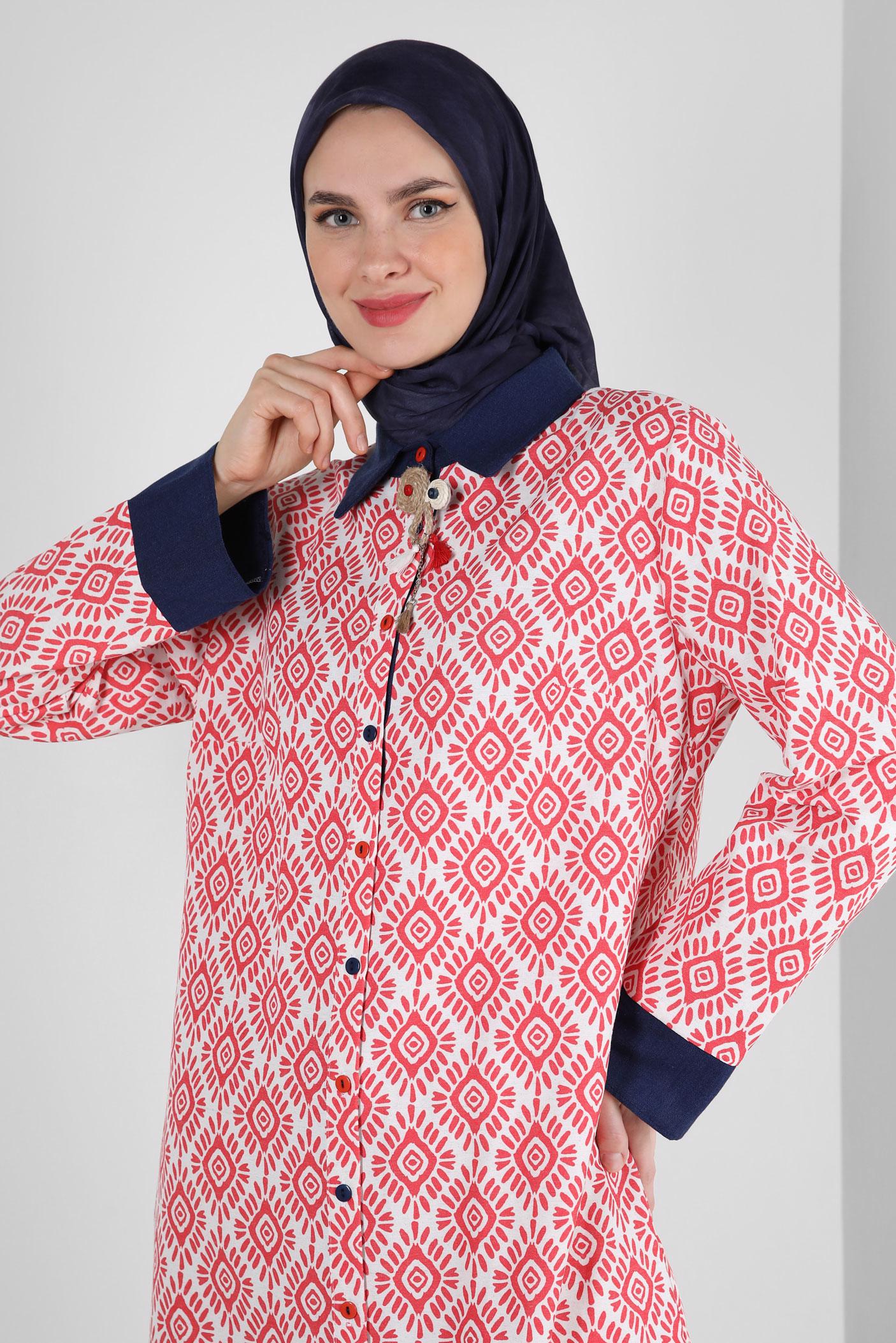 Tesettür giyim LACİVERT ALVİNA DÜZ EŞARP 8249 