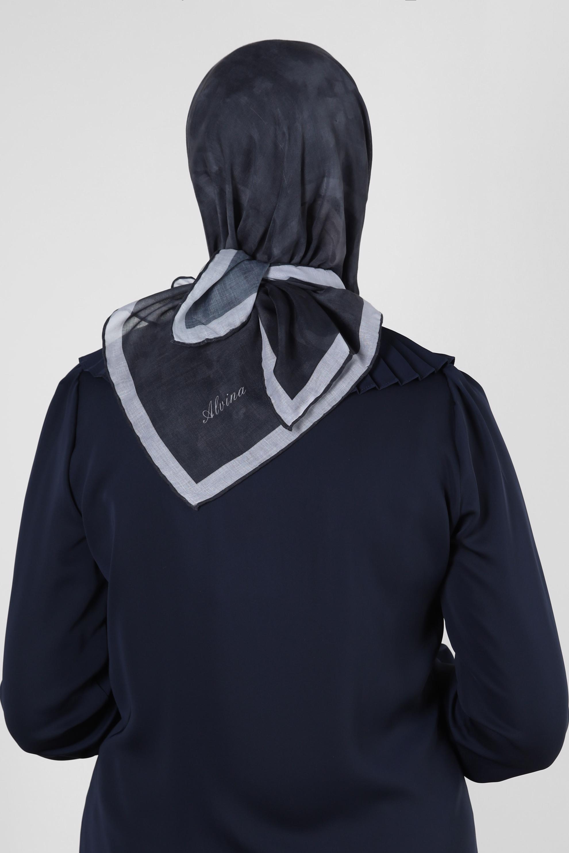 Tesettür giyim GRİ ALVİNA DÜZ EŞARP 8249 